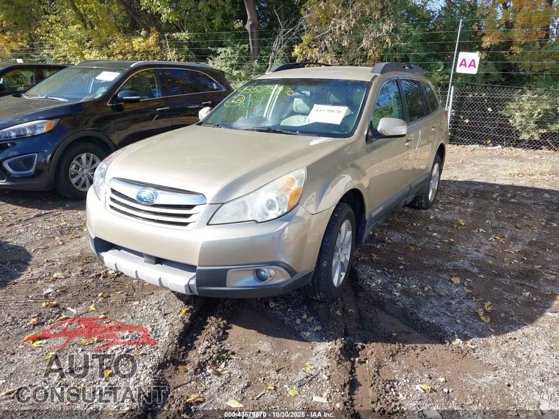 SUBARU OUTBACK 2010 - 4S4BRBJC8A3359613