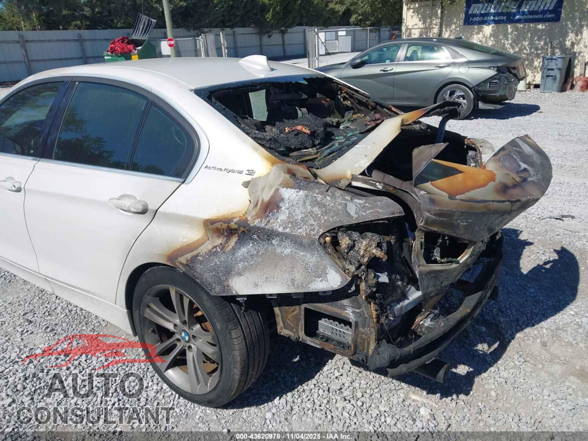 BMW ACTIVEHYBRID 3 2013 - WBA3F9C5XDF145392