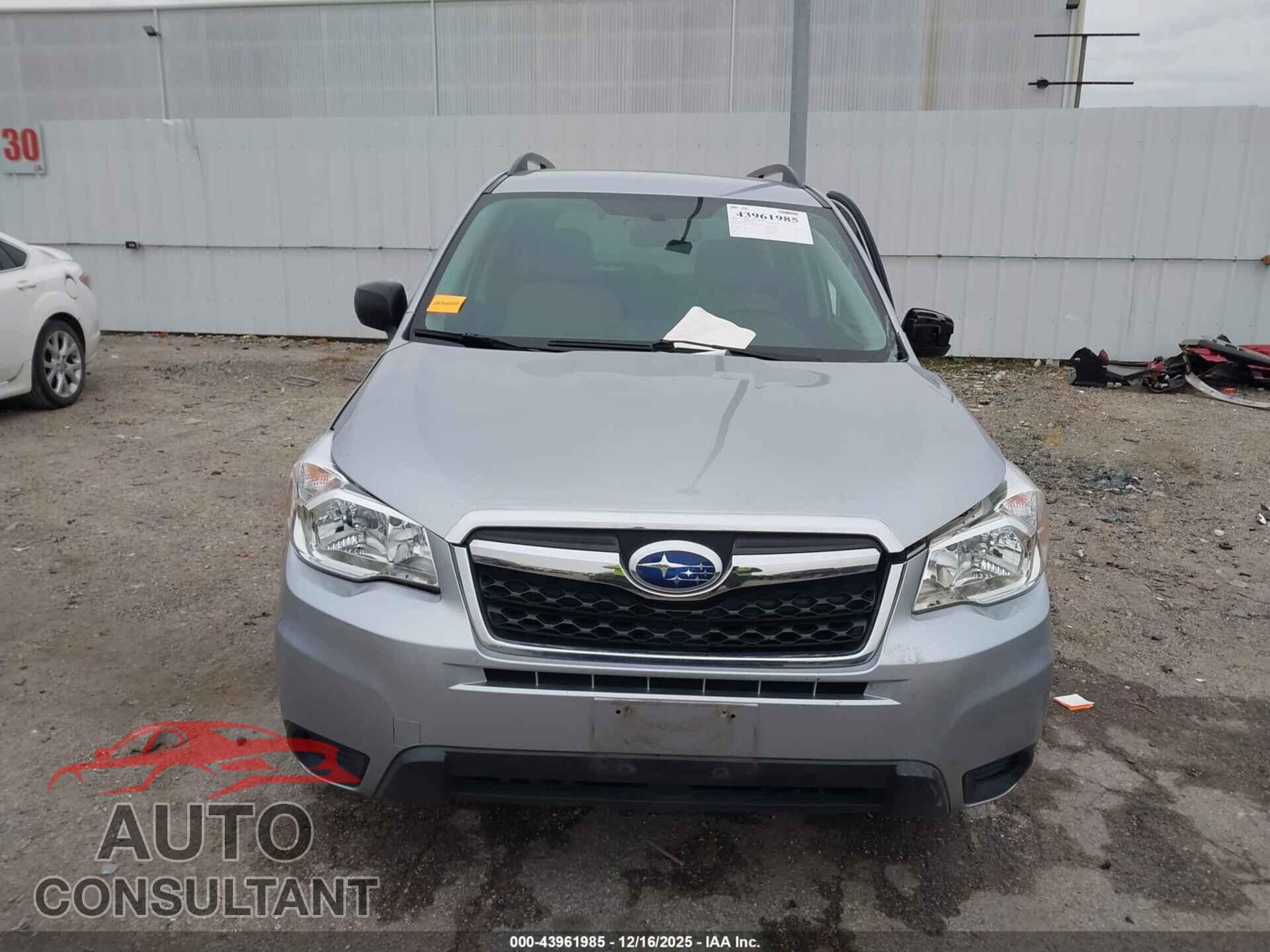 SUBARU FORESTER 2016 - JF2SJABC2GH443668