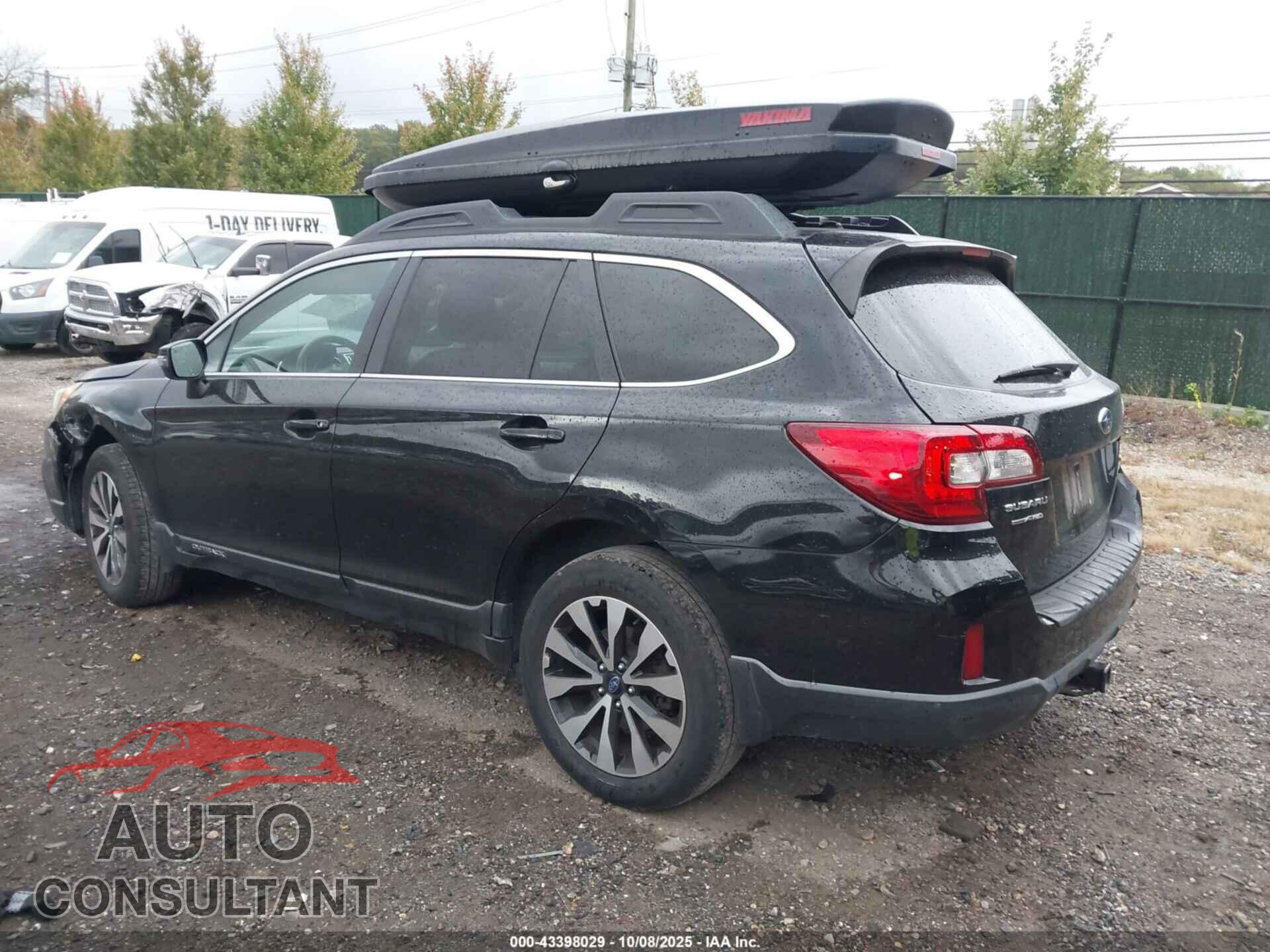 SUBARU OUTBACK 2015 - 4S4BSAFC3F3262155