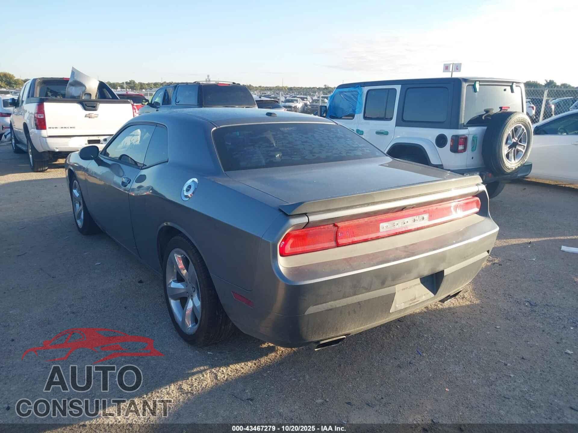 DODGE CHALLENGER 2012 - 2C3CDYAG7CH135332