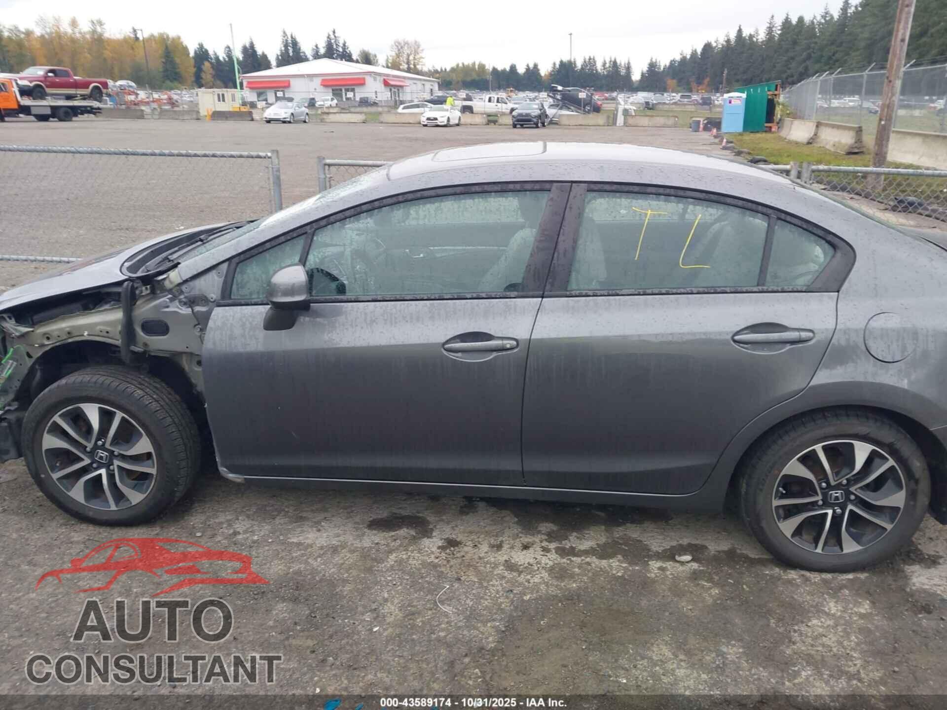 HONDA CIVIC 2013 - 19XFB2F85DE241062