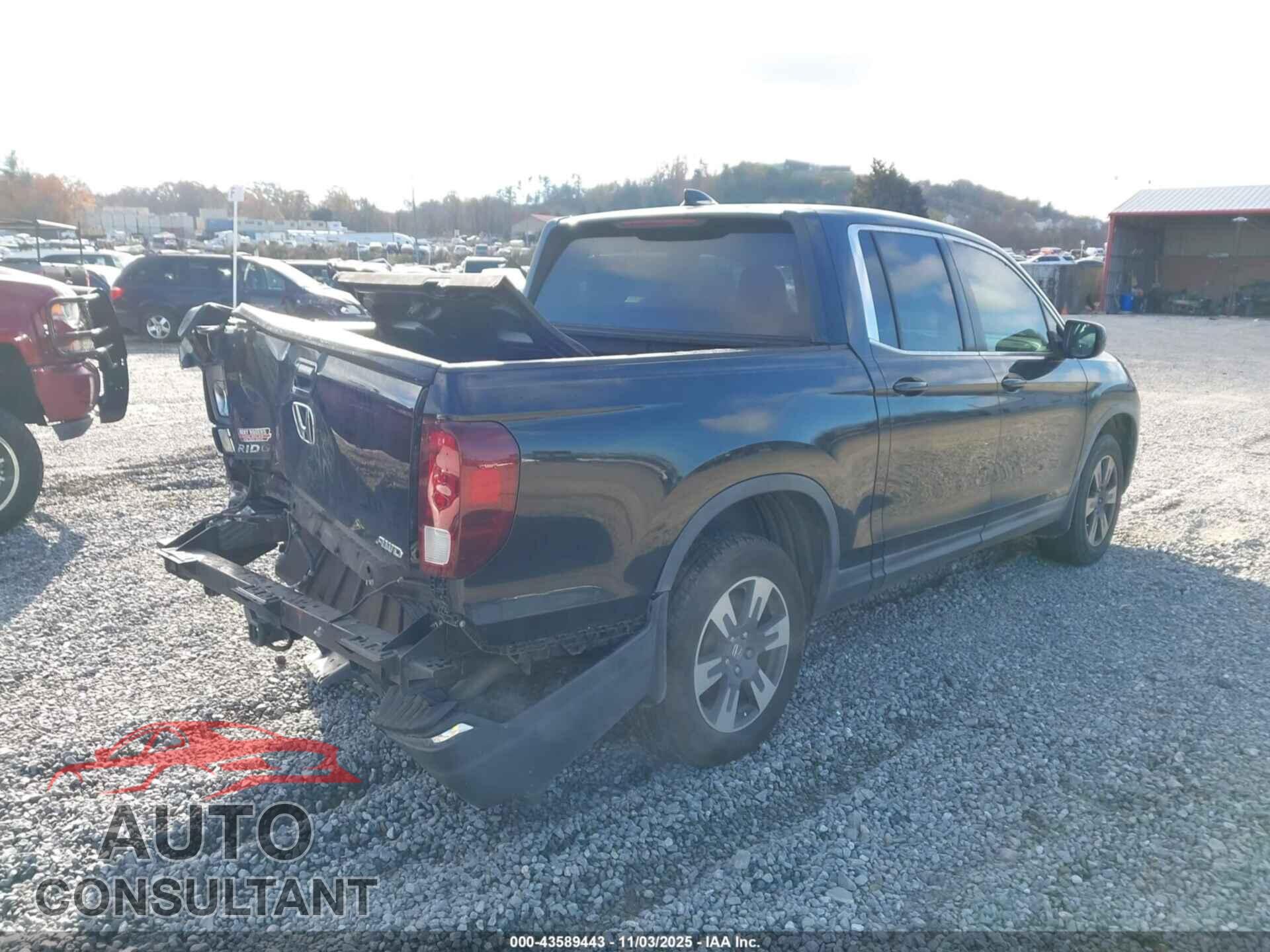 HONDA RIDGELINE 2017 - 5FPYK3F55HB029743