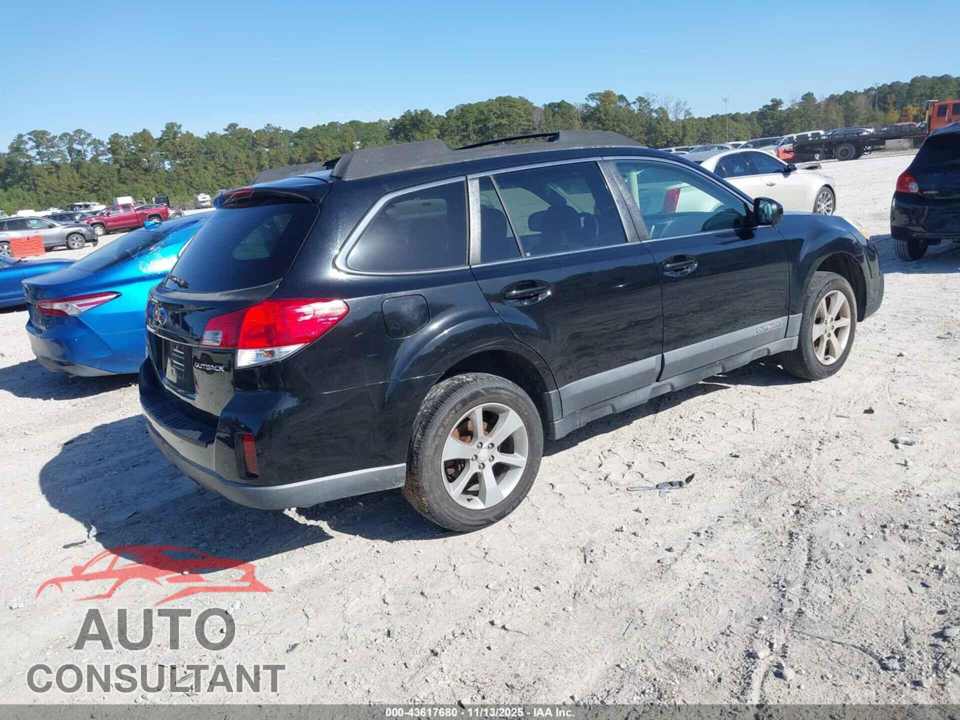 SUBARU OUTBACK 2013 - 4S4BRCBC9D3249467