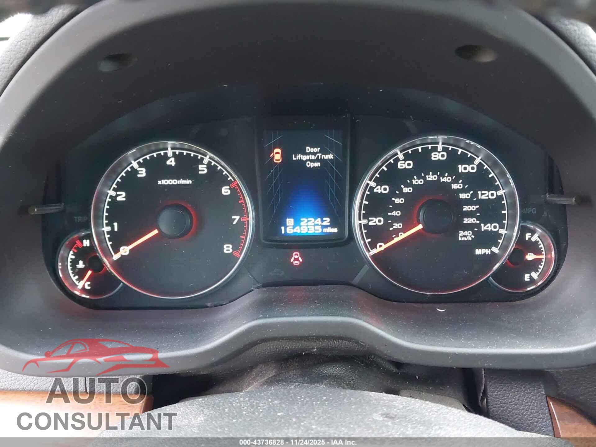 SUBARU OUTBACK 2013 - 4S4BRBKC0D3237721