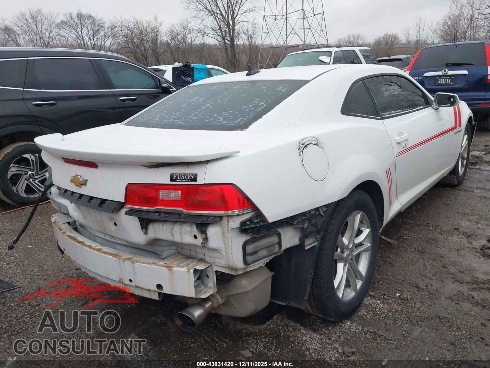 CHEVROLET CAMARO 2015 - 2G1FD1E31F9109856