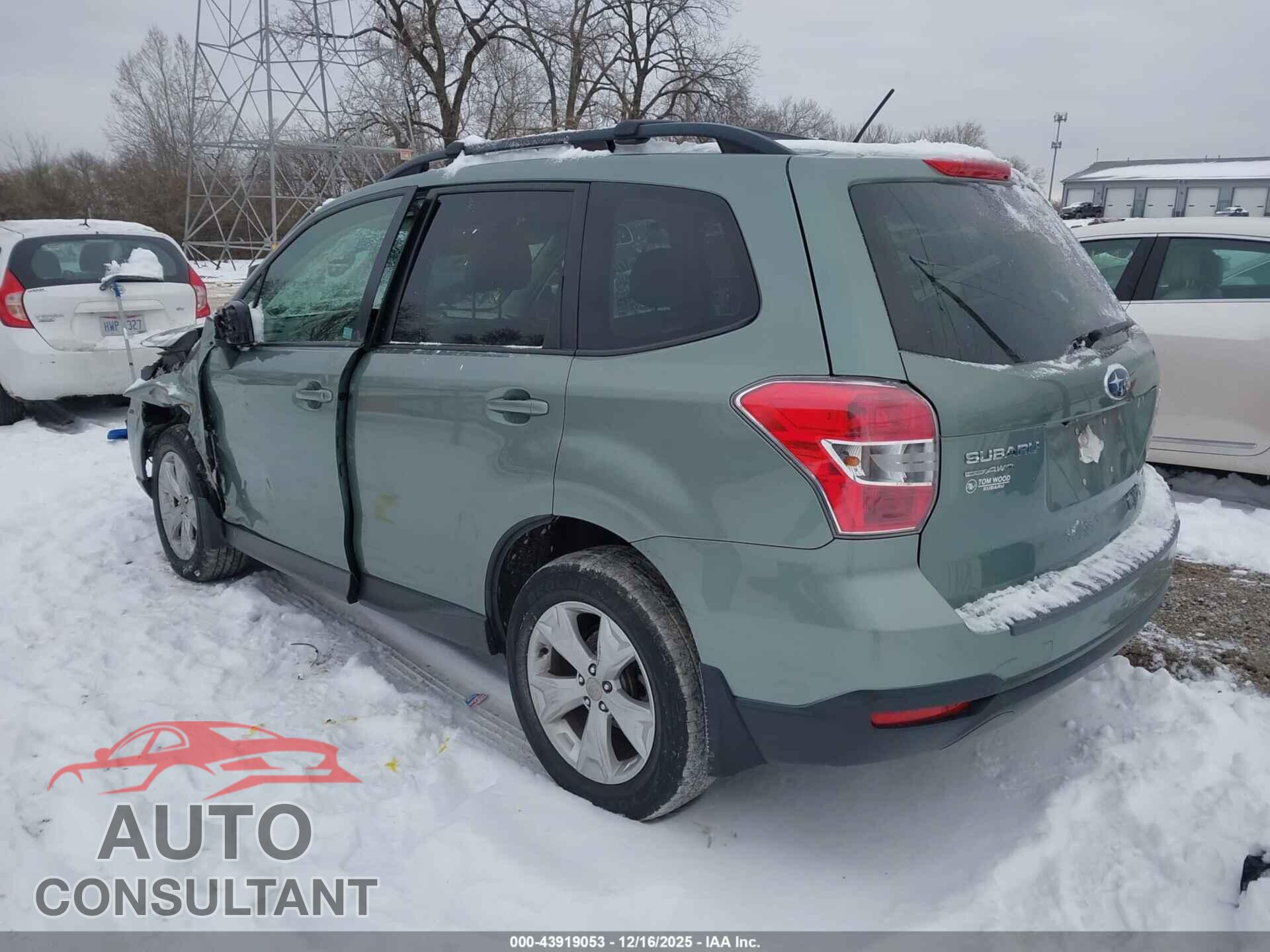 SUBARU FORESTER 2015 - JF2SJADC2FH840759