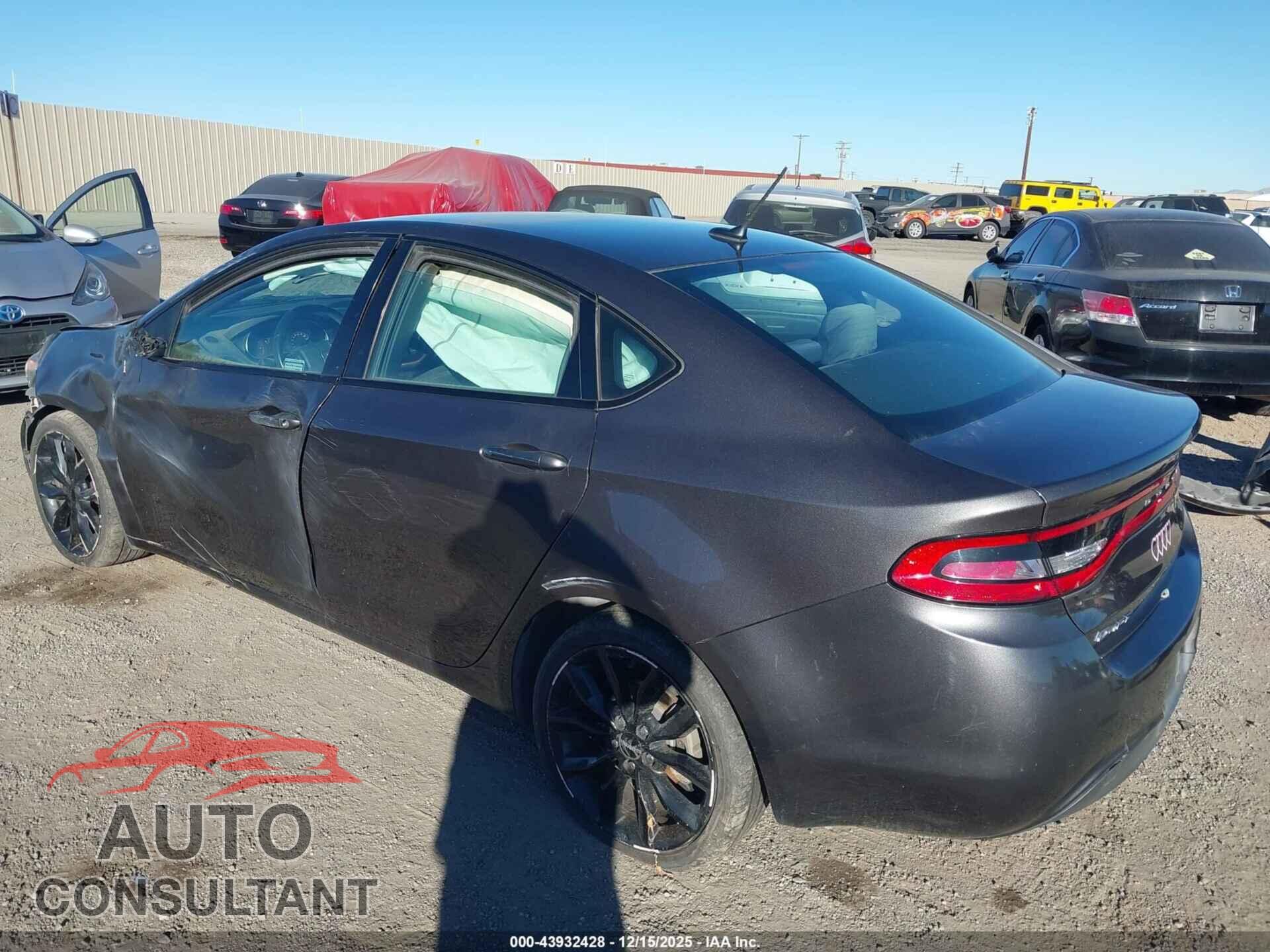 DODGE DART 2016 - 1C3CDFFA3GD791328