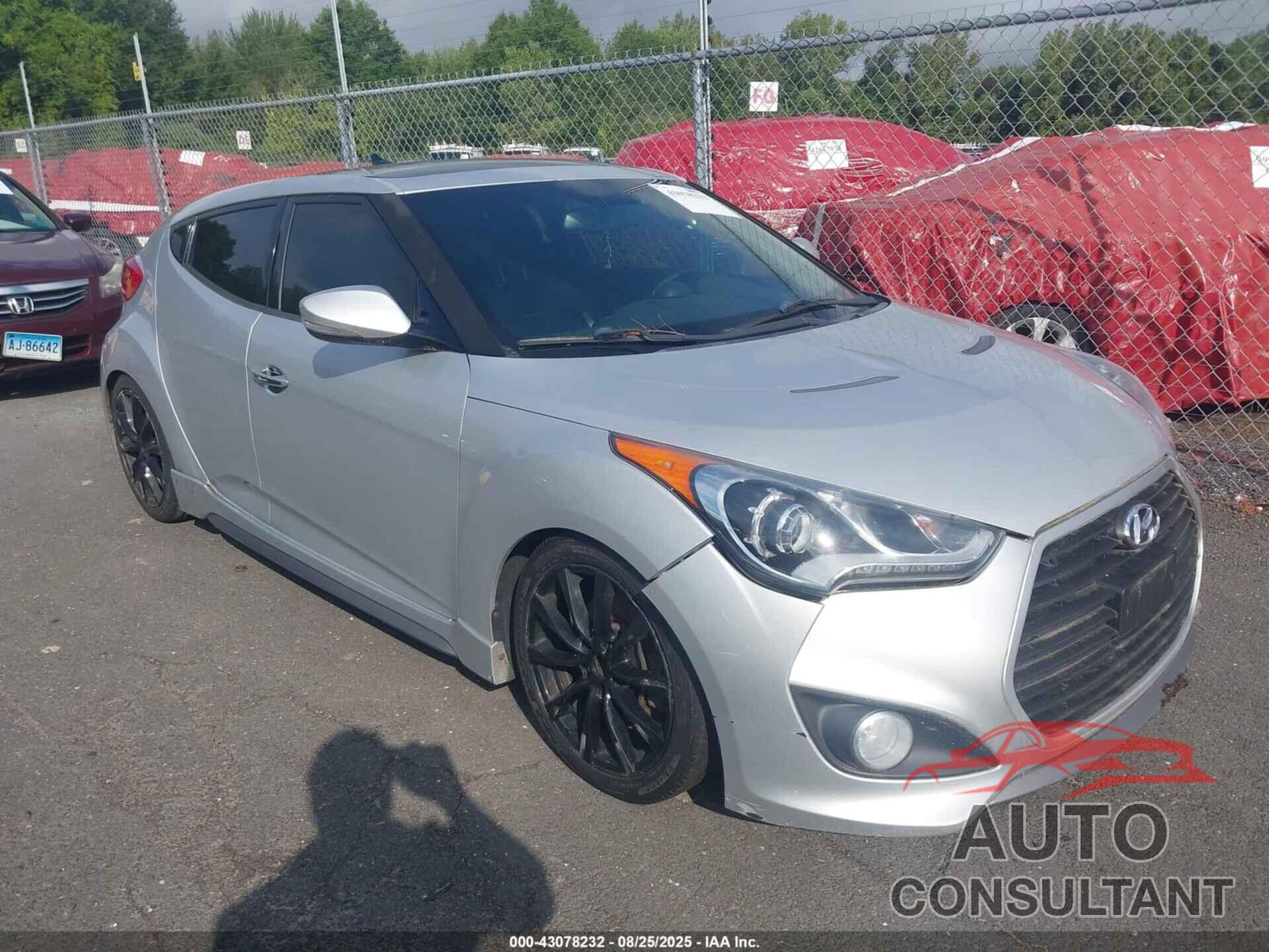 HYUNDAI VELOSTER 2014 - KMHTC6AE8EU211248