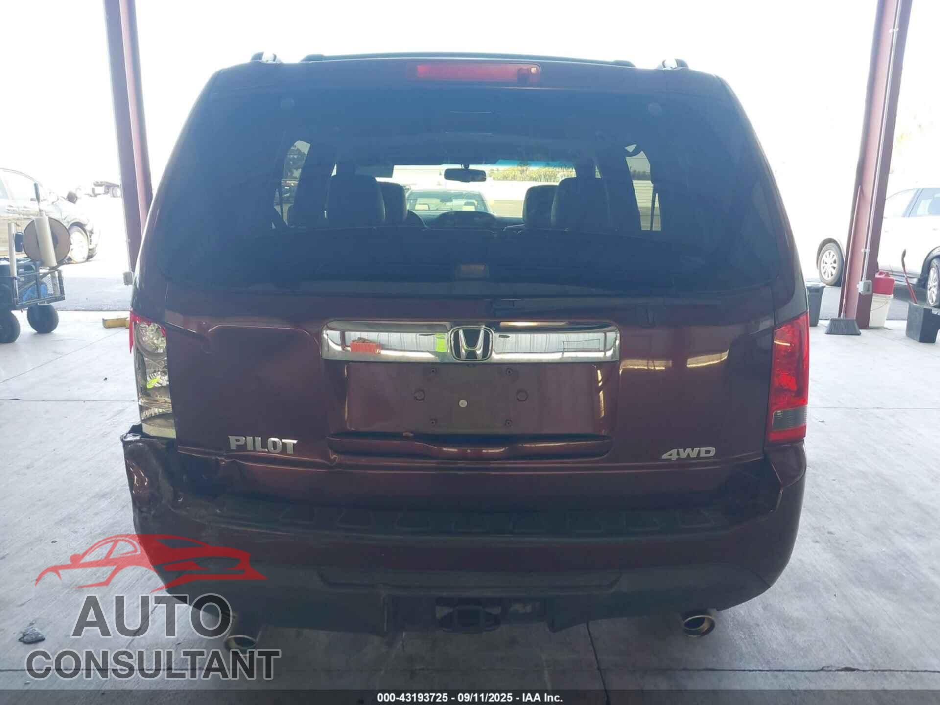 HONDA PILOT 2012 - 5FNYF4H54CB080742