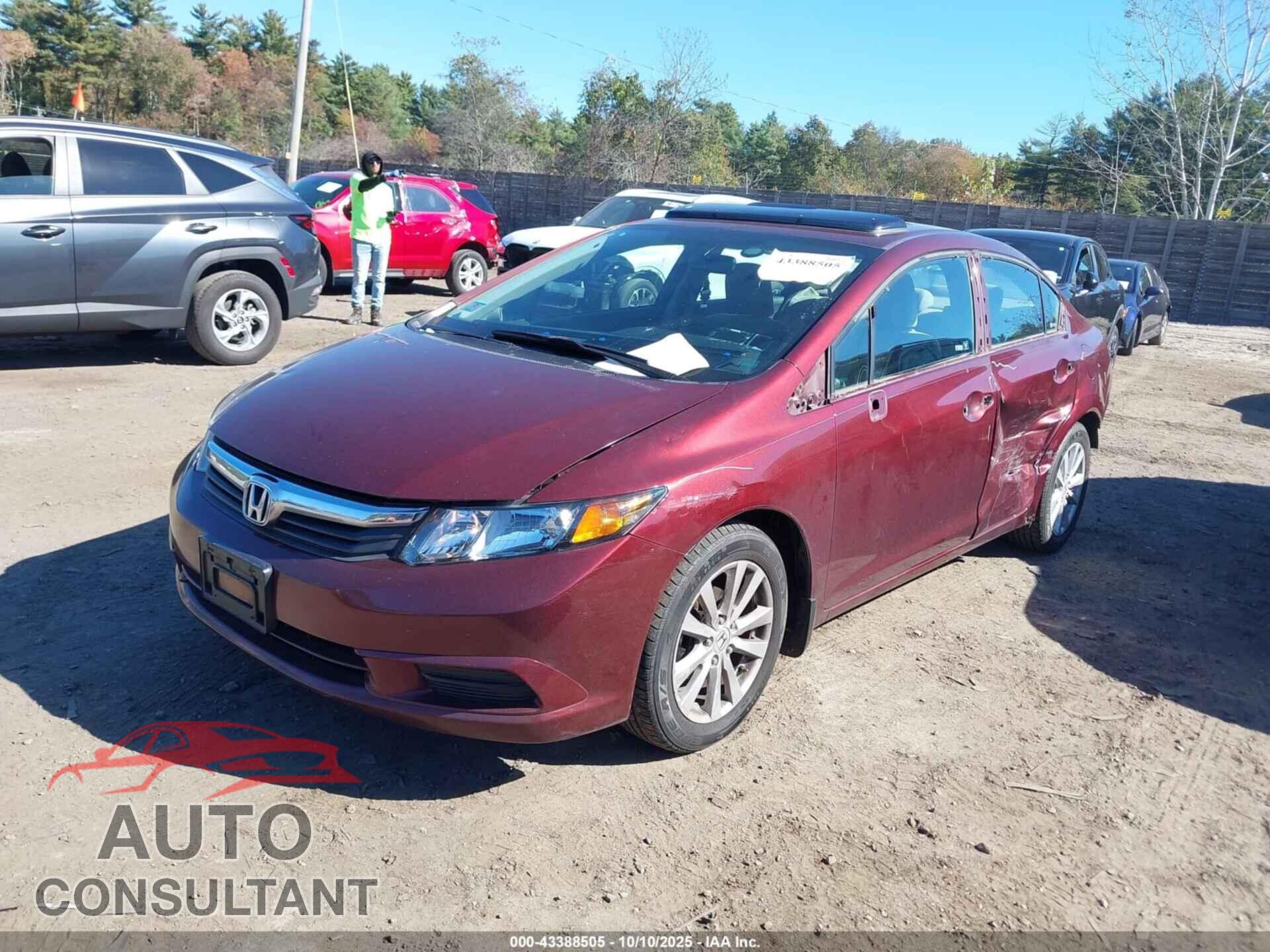 HONDA CIVIC 2012 - 2HGFB2F86CH534800
