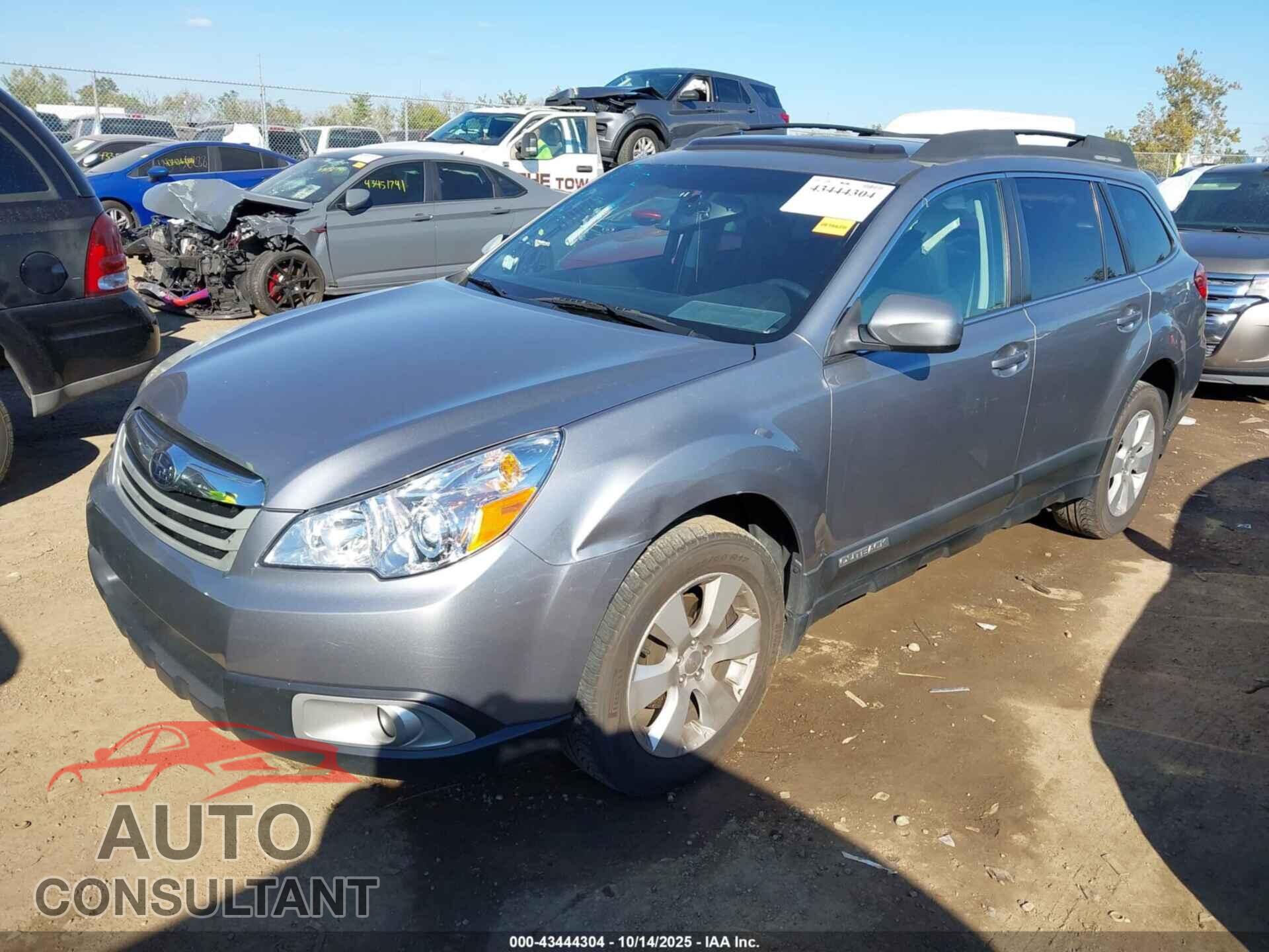 SUBARU OUTBACK 2011 - 4S4BRBGCXB3372095