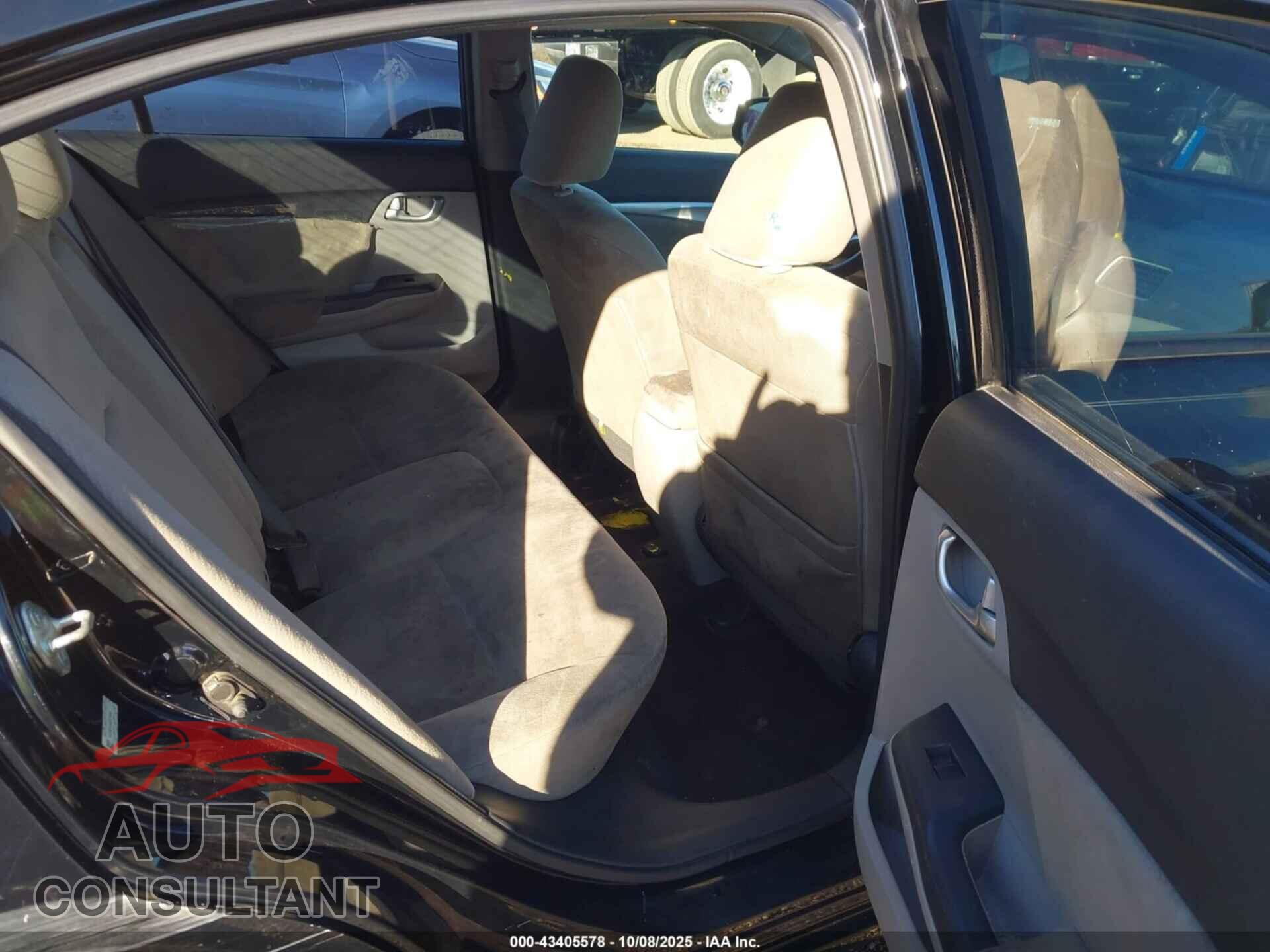 HONDA CIVIC 2013 - 19XFB2F83DE218492