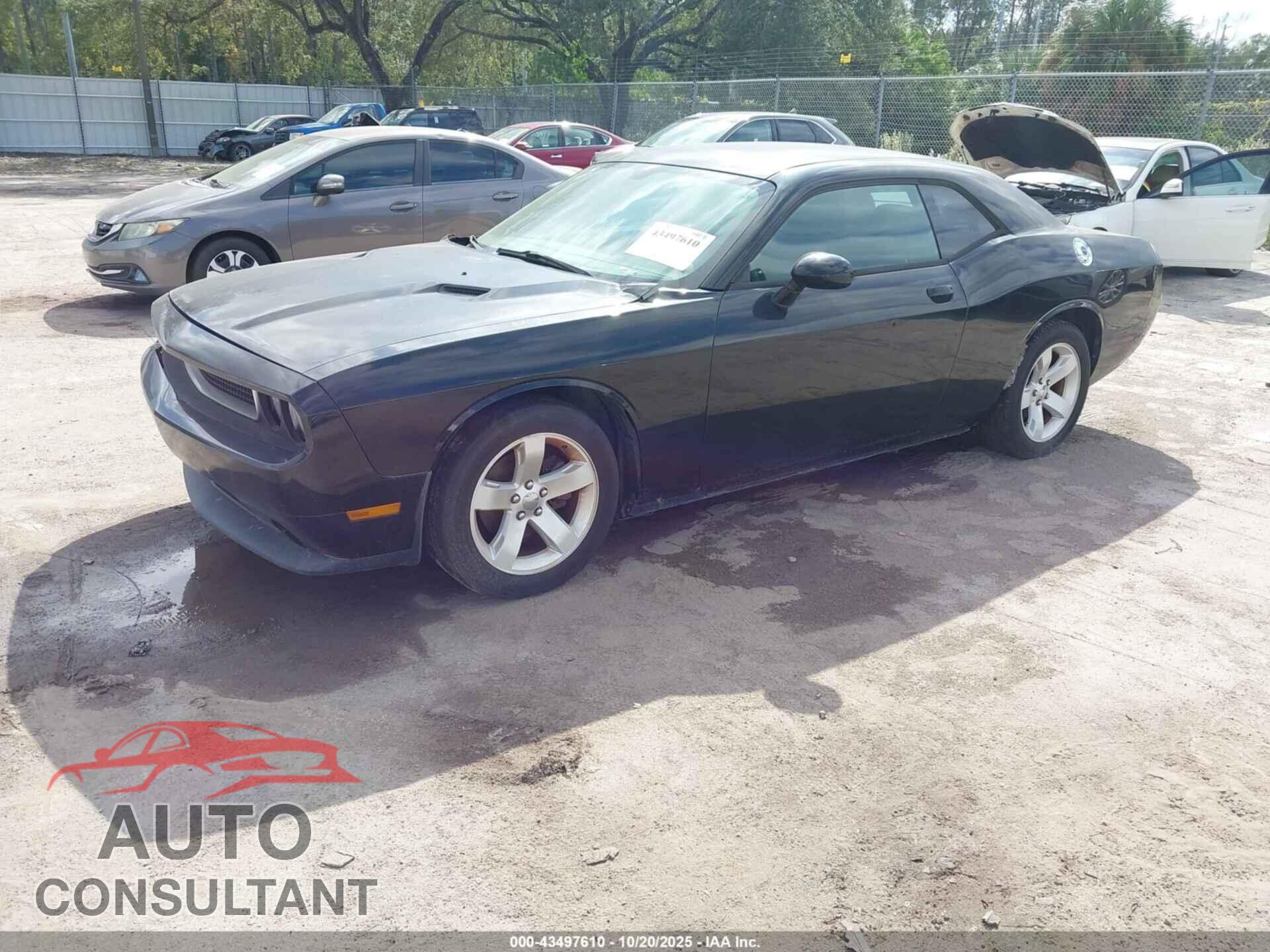 DODGE CHALLENGER 2012 - 2C3CDYAG3CH101081