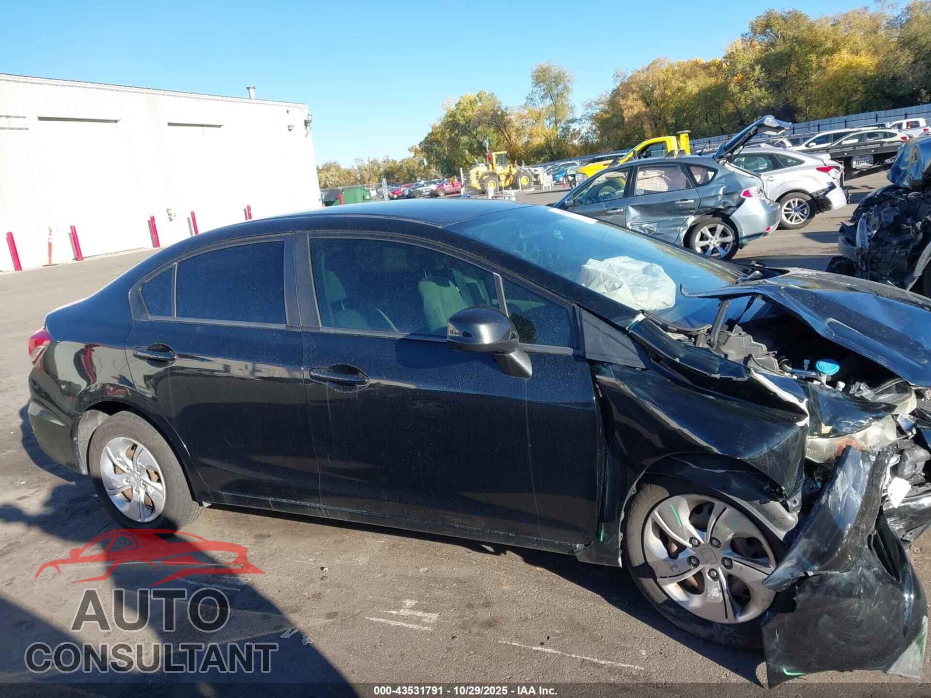 HONDA CIVIC 2013 - 19XFB2F55DE231315