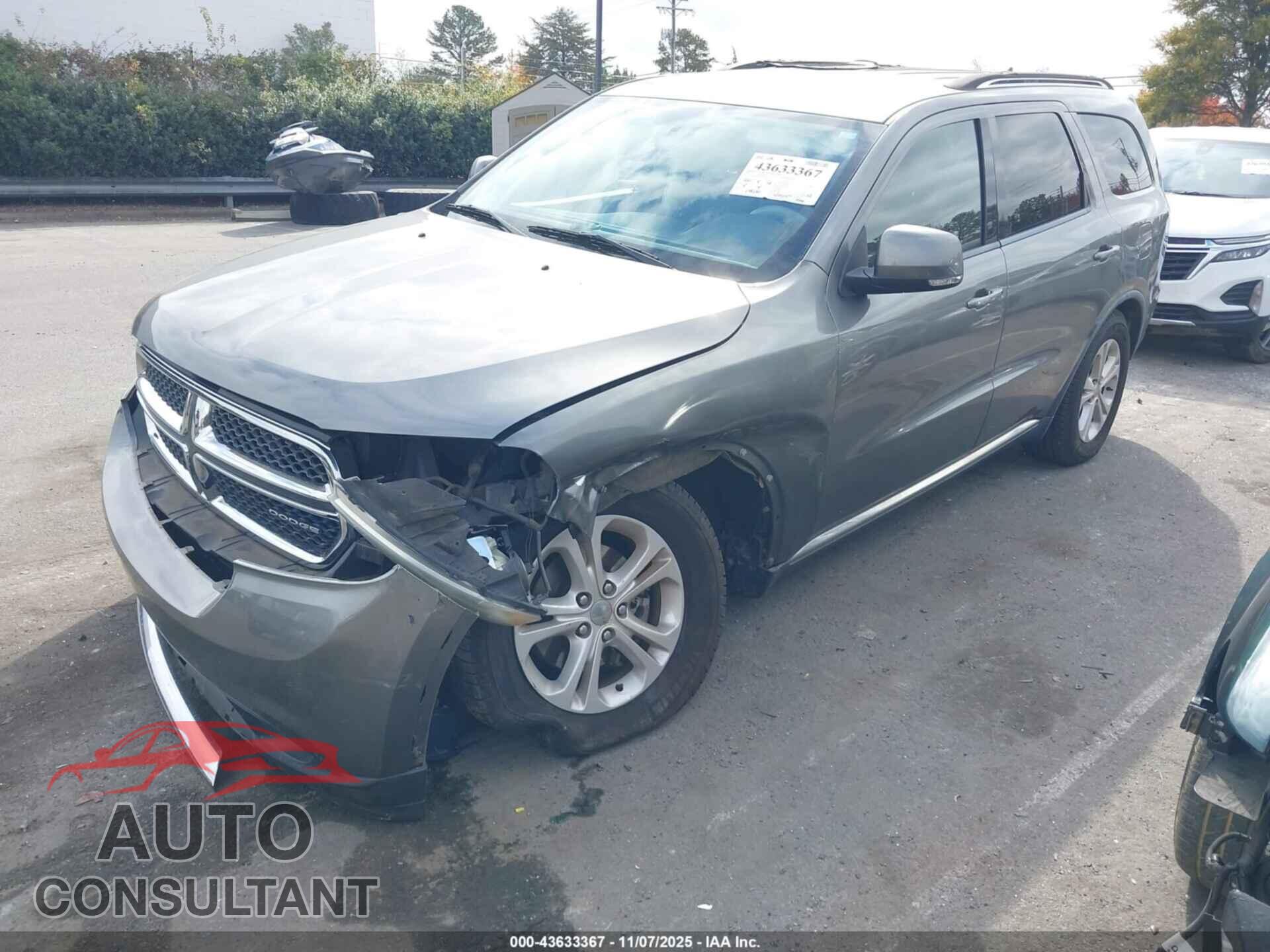 DODGE DURANGO 2012 - 1C4RDHDG4CC113583