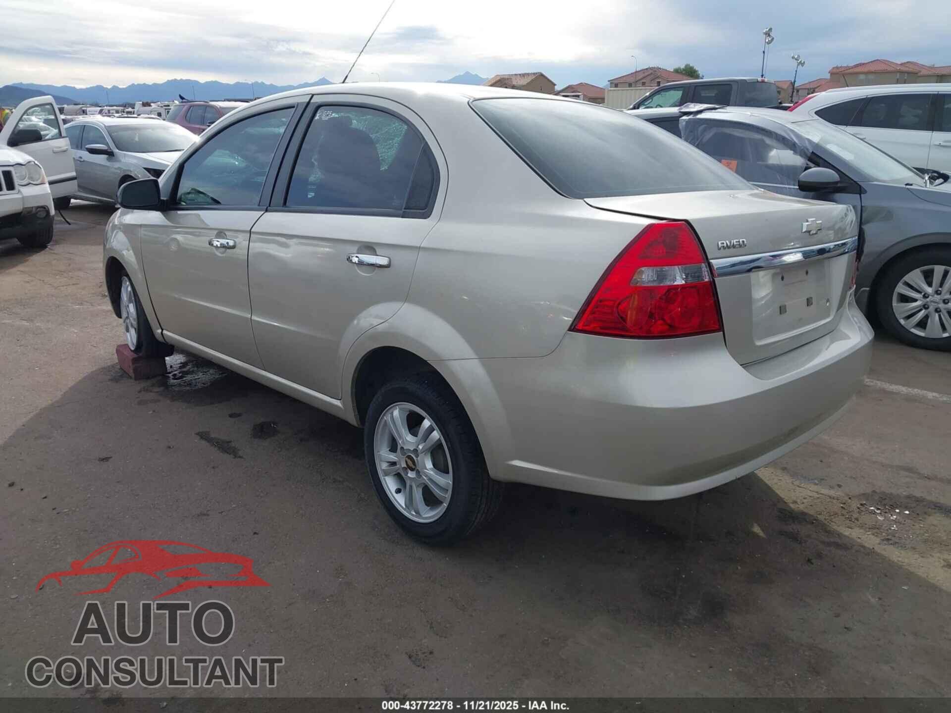 CHEVROLET AVEO 2015 - 3G1TC5CF5FL223544