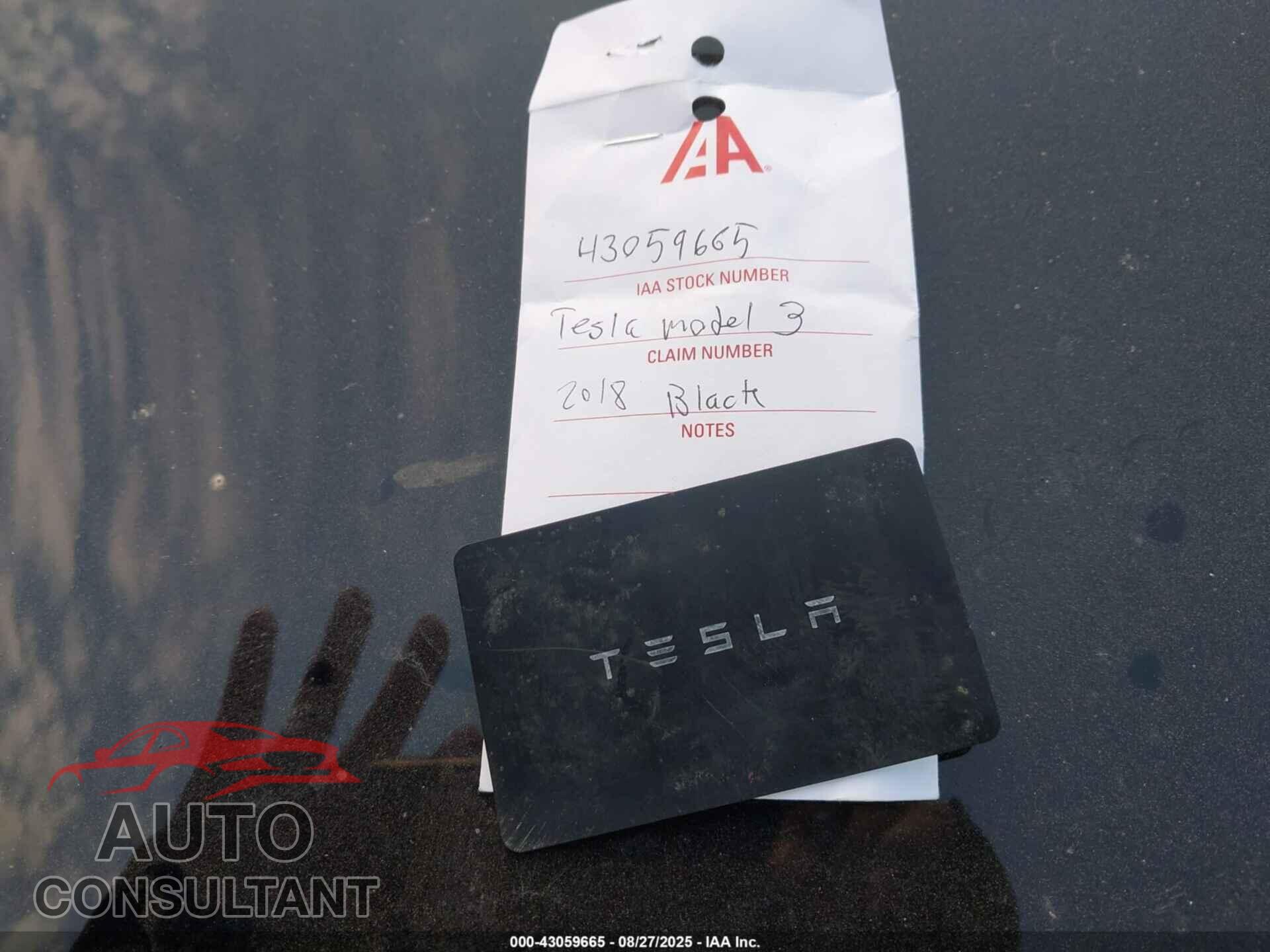 TESLA MODEL 3 2018 - 5YJ3E1EA7JF156948
