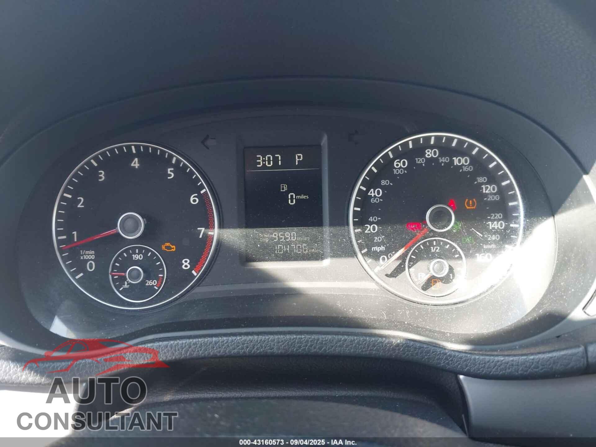 VOLKSWAGEN PASSAT 2012 - 1VWAP7A39CC009555
