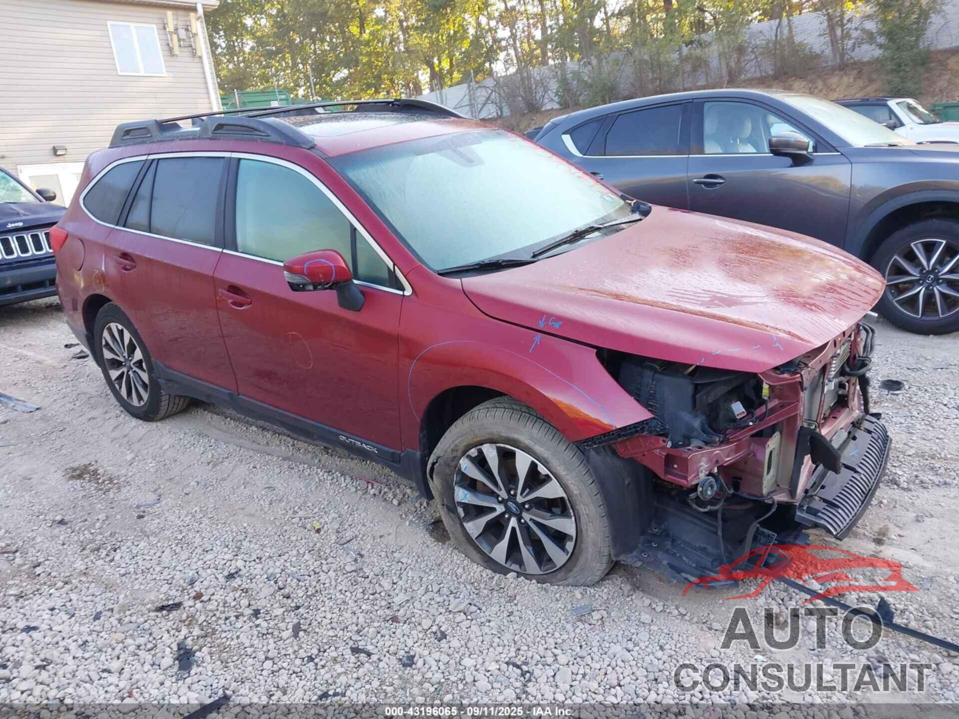 SUBARU OUTBACK 2017 - 4S4BSENC5H3316972