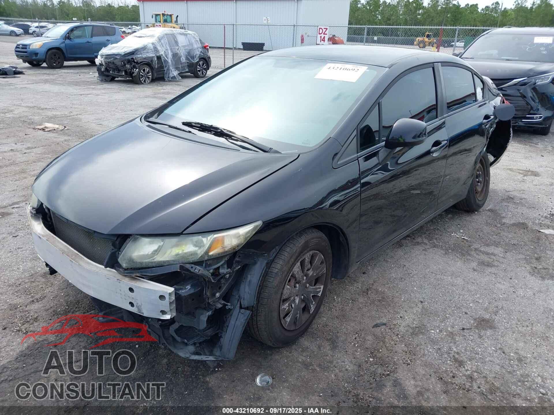 HONDA CIVIC 2013 - 19XFB2F50DE019549