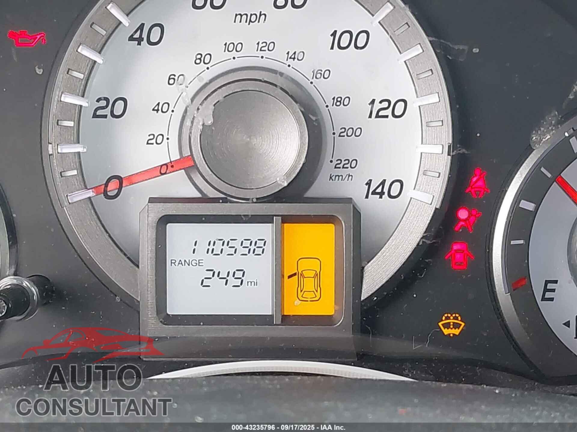 HONDA PILOT 2013 - 5FNYF4H24DB027708