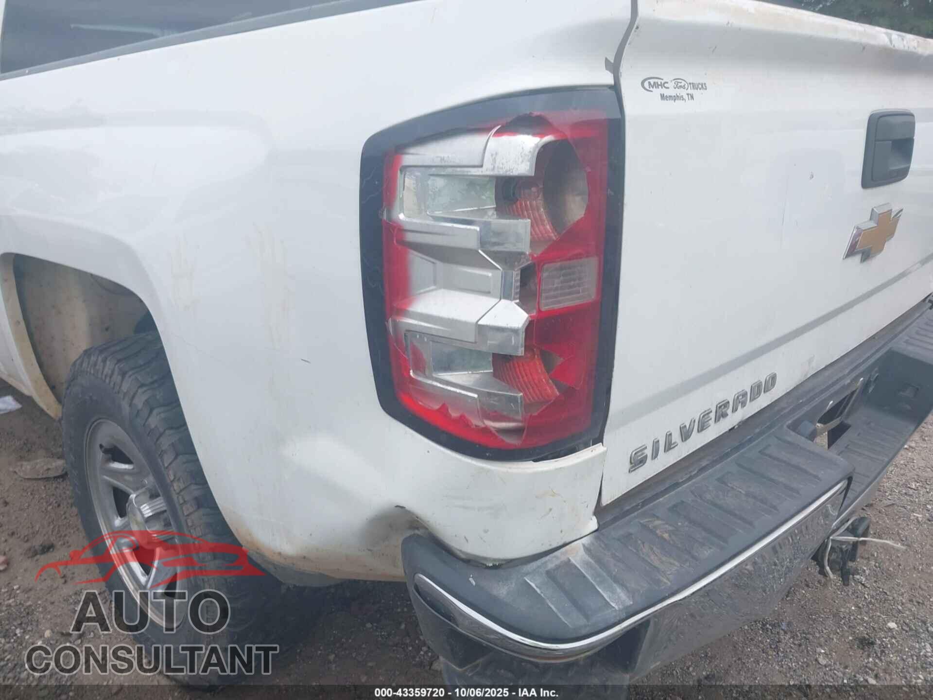 CHEVROLET SILVERADO 1500 2015 - 3GCPCPEC8FG454549