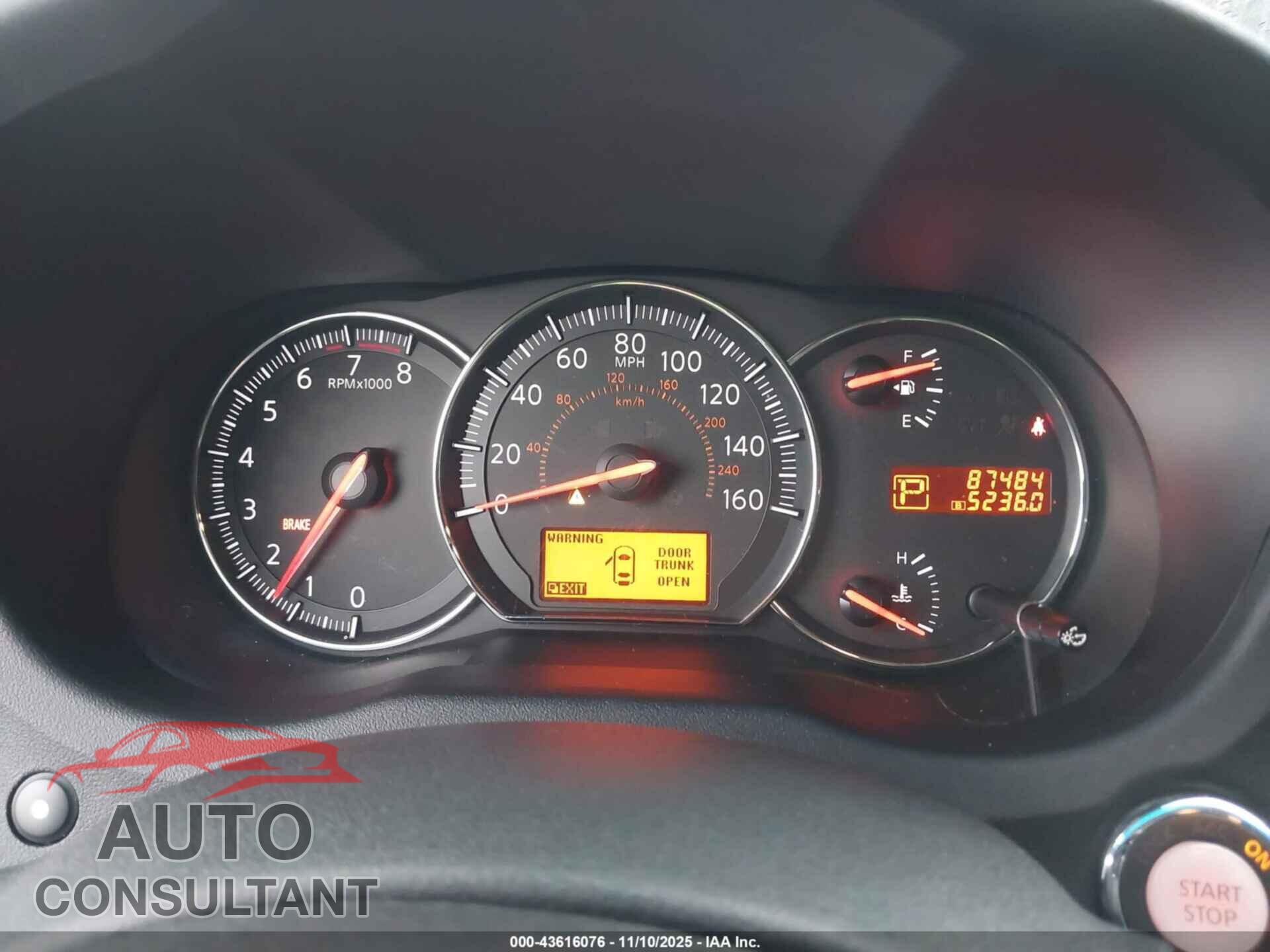 NISSAN MAXIMA 2010 - 1N4AA5AP6AC810507