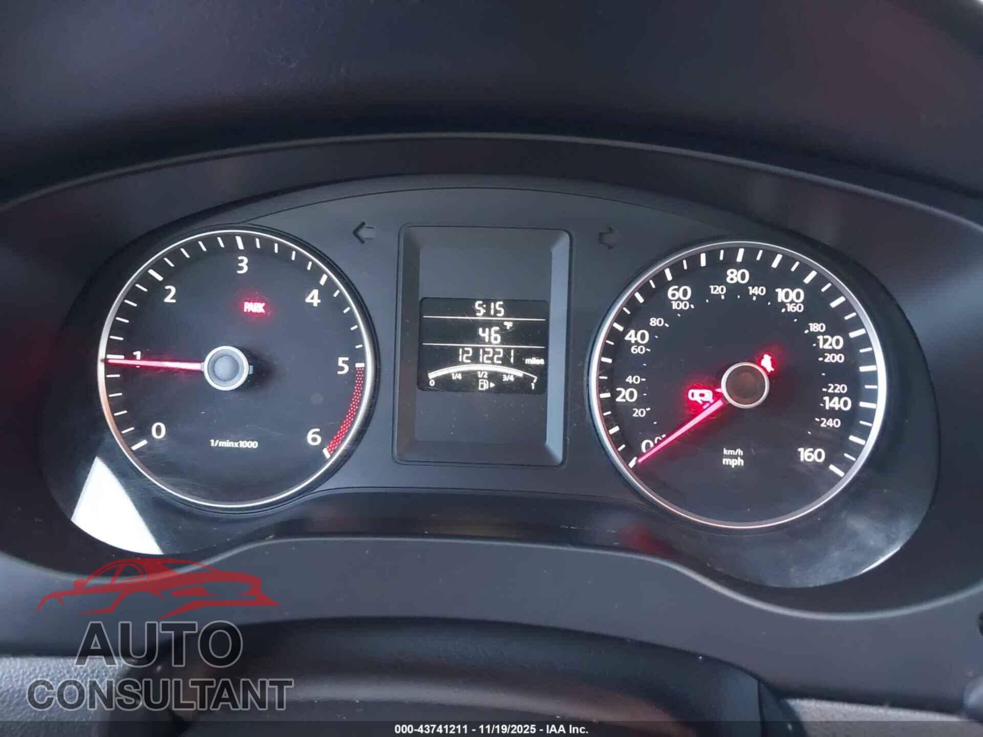 VOLKSWAGEN JETTA 2012 - 3VW3L7AJ3CM331268