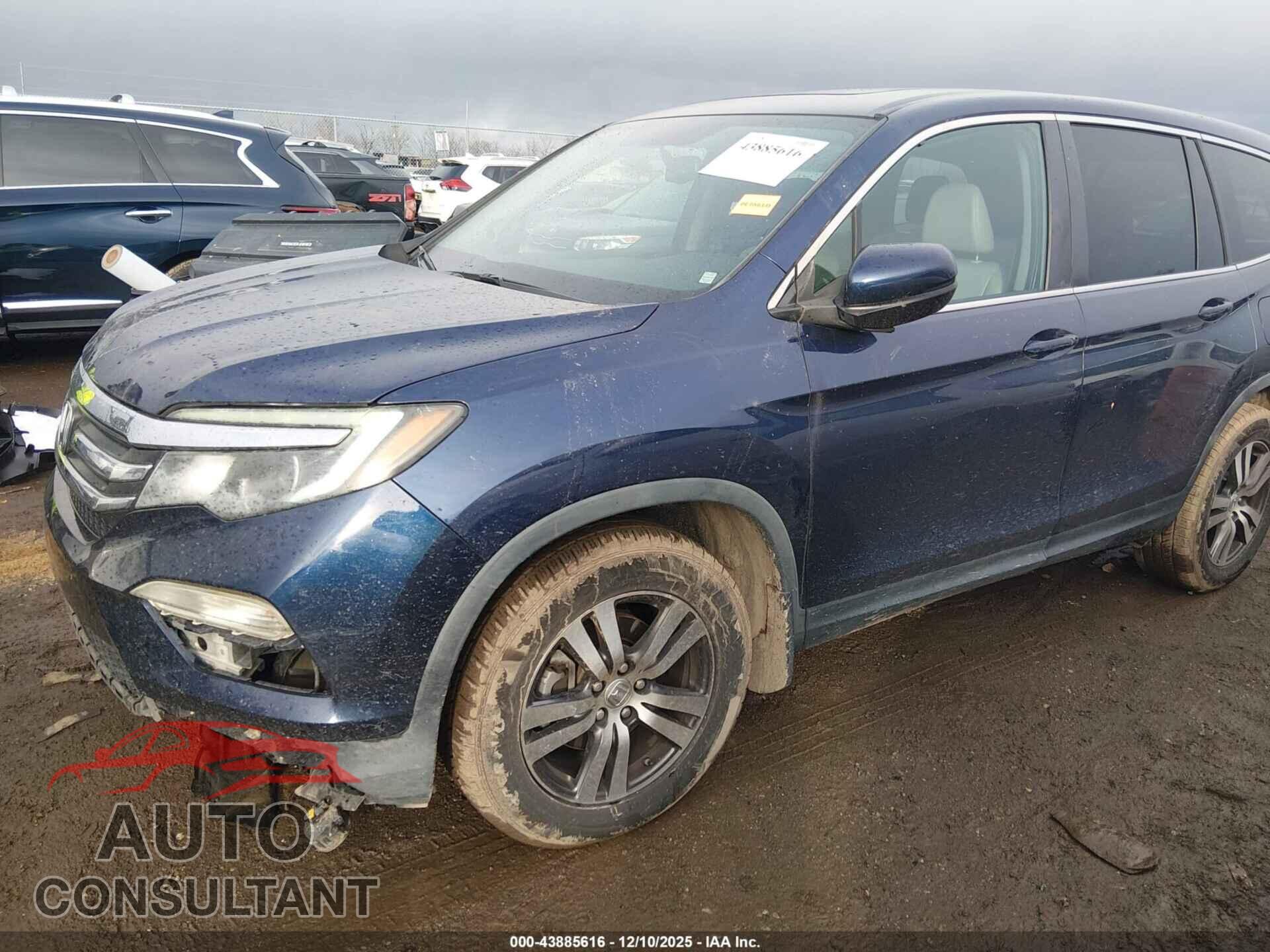 HONDA PILOT 2016 - 5FNYF6H55GB057486