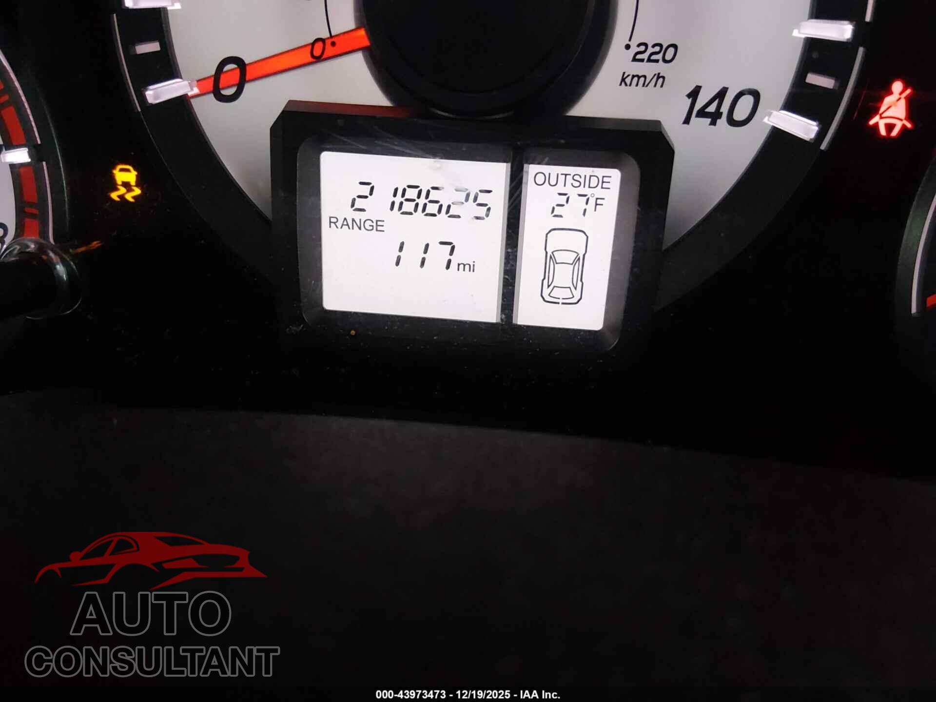 HONDA PILOT 2012 - 5FNYF4H43CB086541