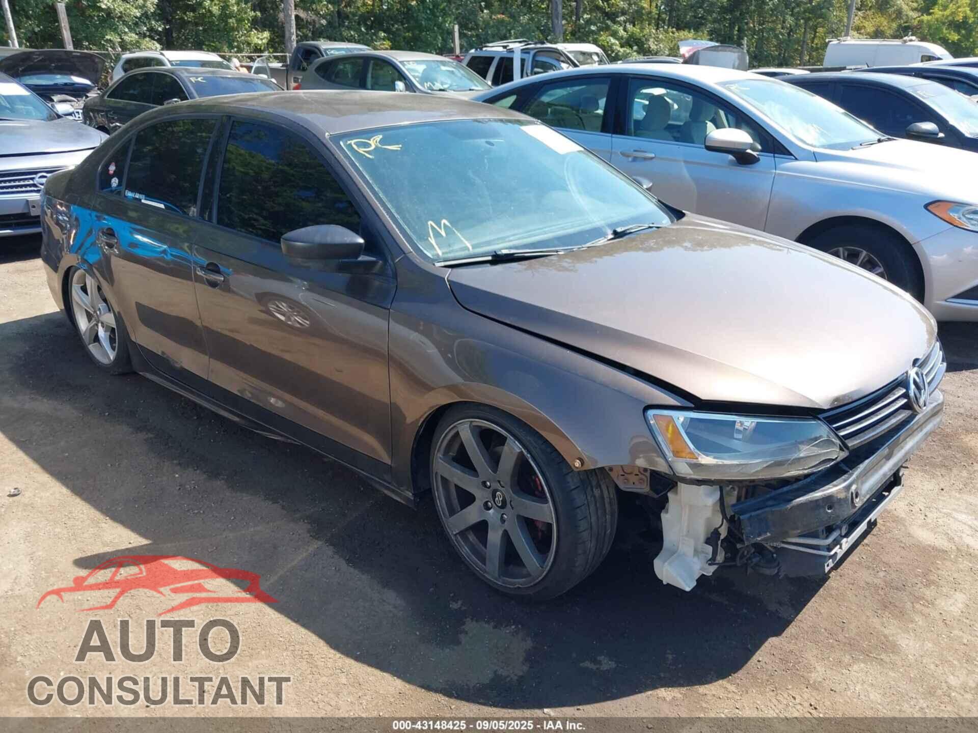 VOLKSWAGEN JETTA 2012 - 3VW2K7AJ9CM307541