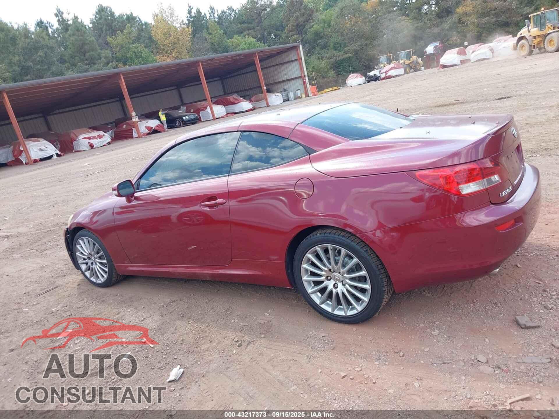 LEXUS IS 350C 2010 - JTHFE2C22A2500668
