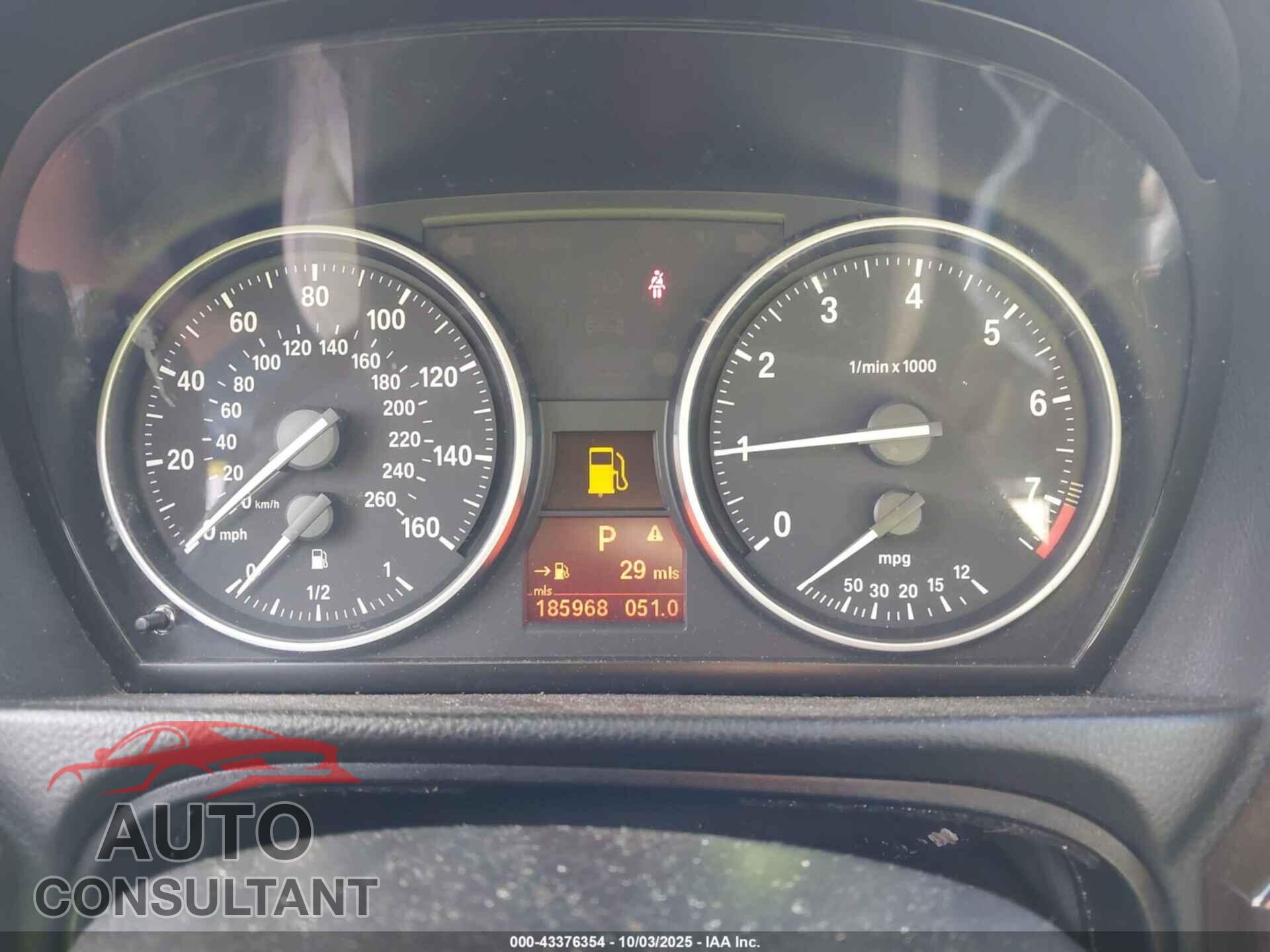 BMW 328I 2011 - WBAPH7C54BE461311