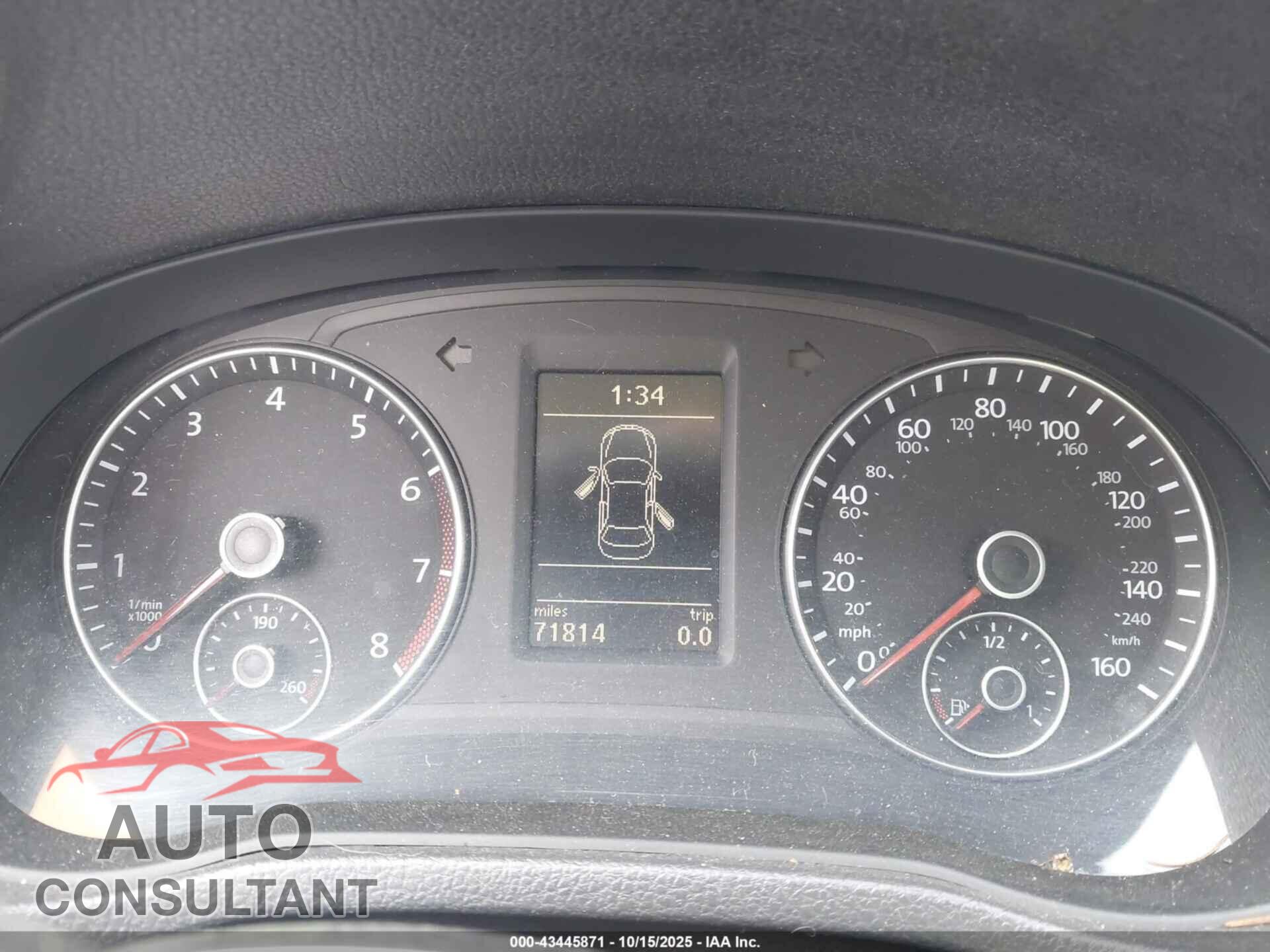 VOLKSWAGEN PASSAT 2012 - 1VWCP7A37CC068659