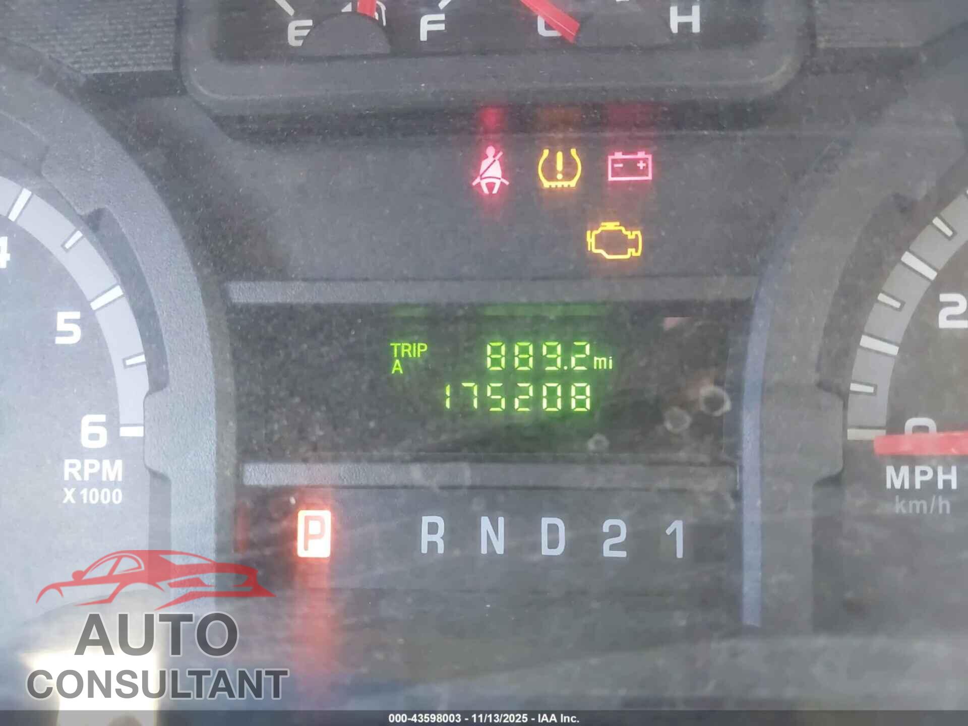 FORD E-350 SUPER DUTY 2013 - 1FBSS3BL8DDB09109