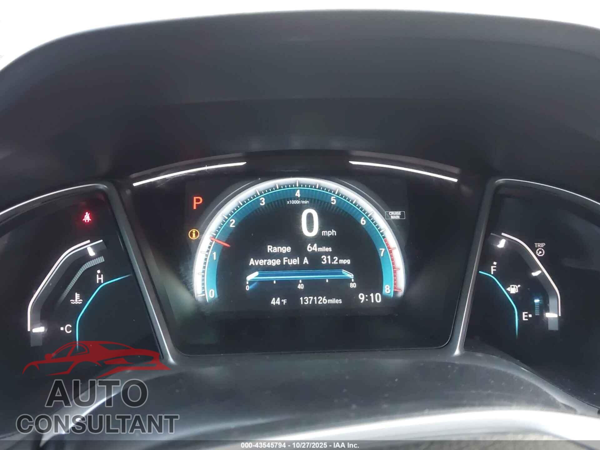 HONDA CIVIC 2017 - 2HGFC2F76HH529043