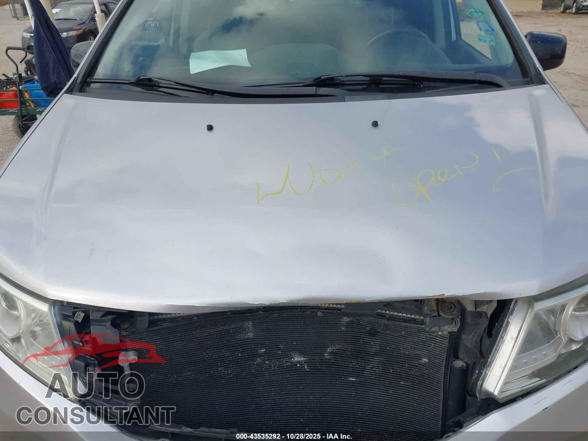 HONDA ODYSSEY 2011 - 5FNRL5H42BB017843