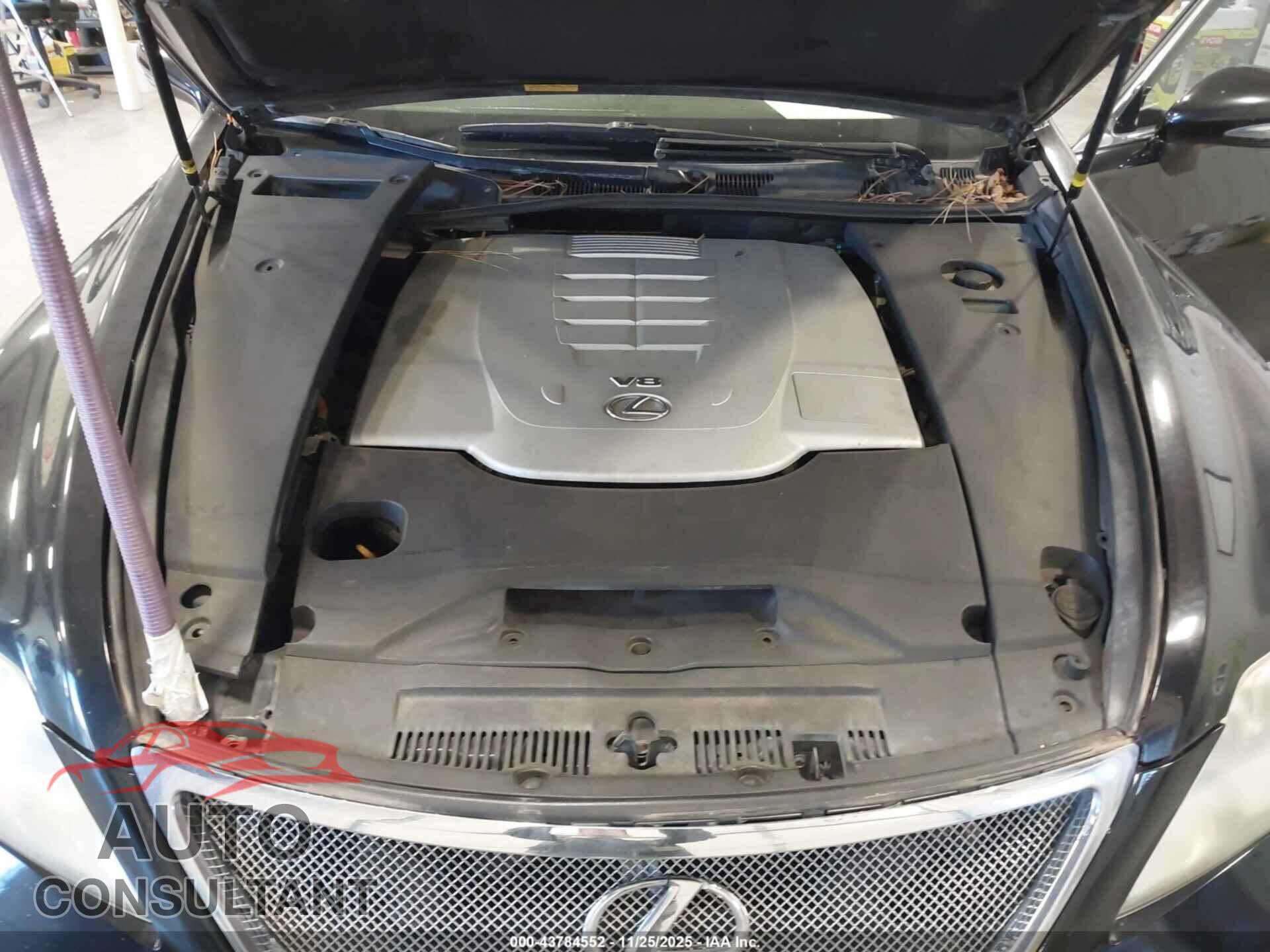 LEXUS LS 460 2012 - JTHGL5EF6C5046552