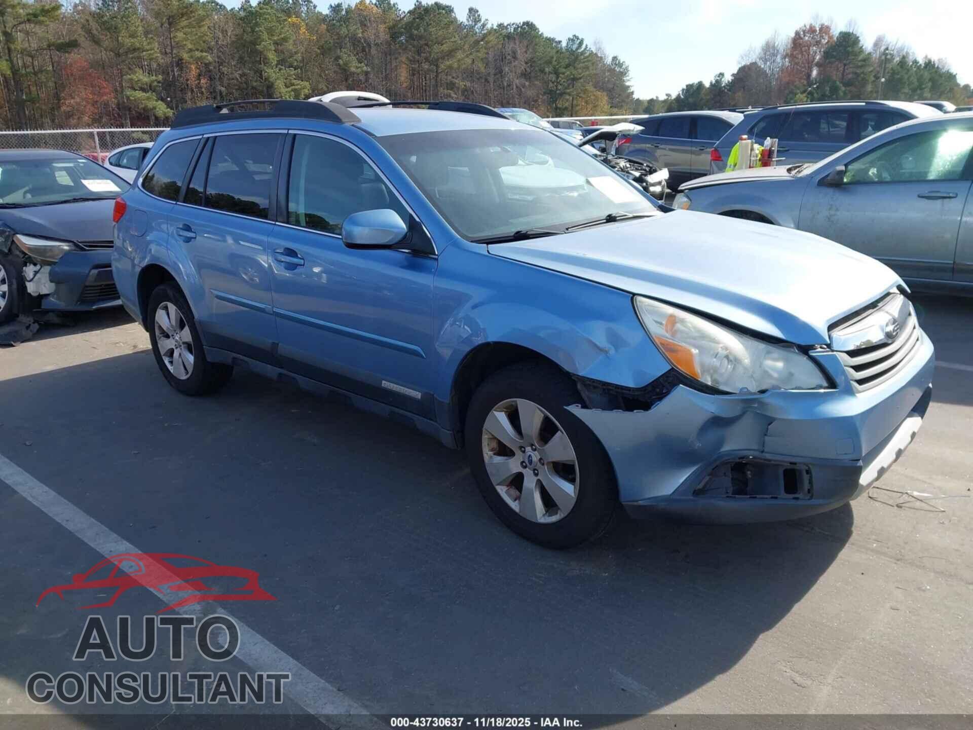 SUBARU OUTBACK 2011 - 4S4BRBJC7B3423867