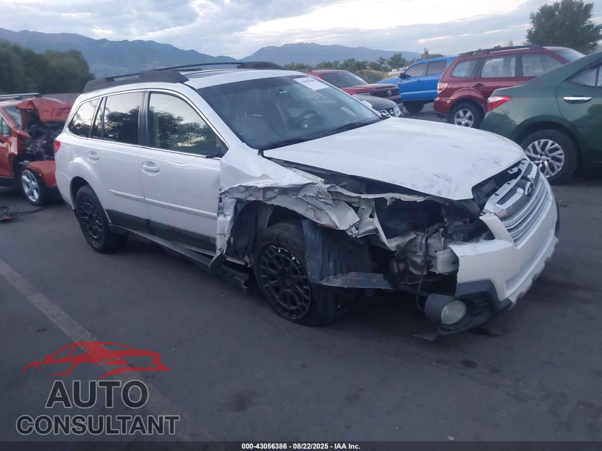 SUBARU OUTBACK 2014 - 4S4BRBLC8E3211187