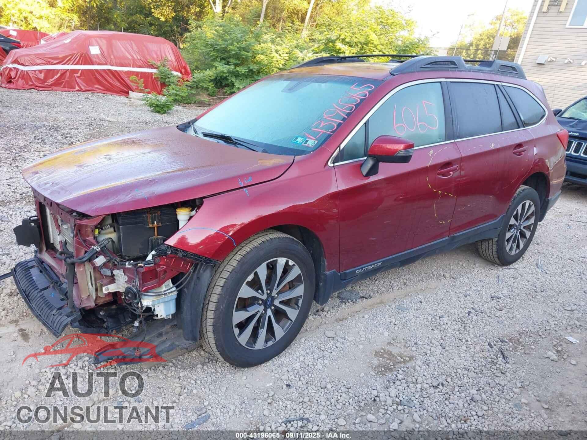 SUBARU OUTBACK 2017 - 4S4BSENC5H3316972