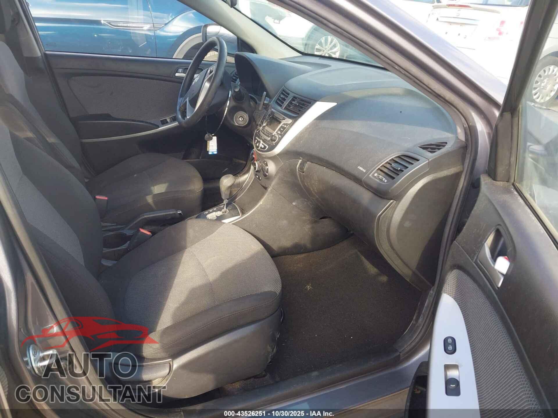 HYUNDAI ACCENT 2014 - KMHCT5AEXEU178389