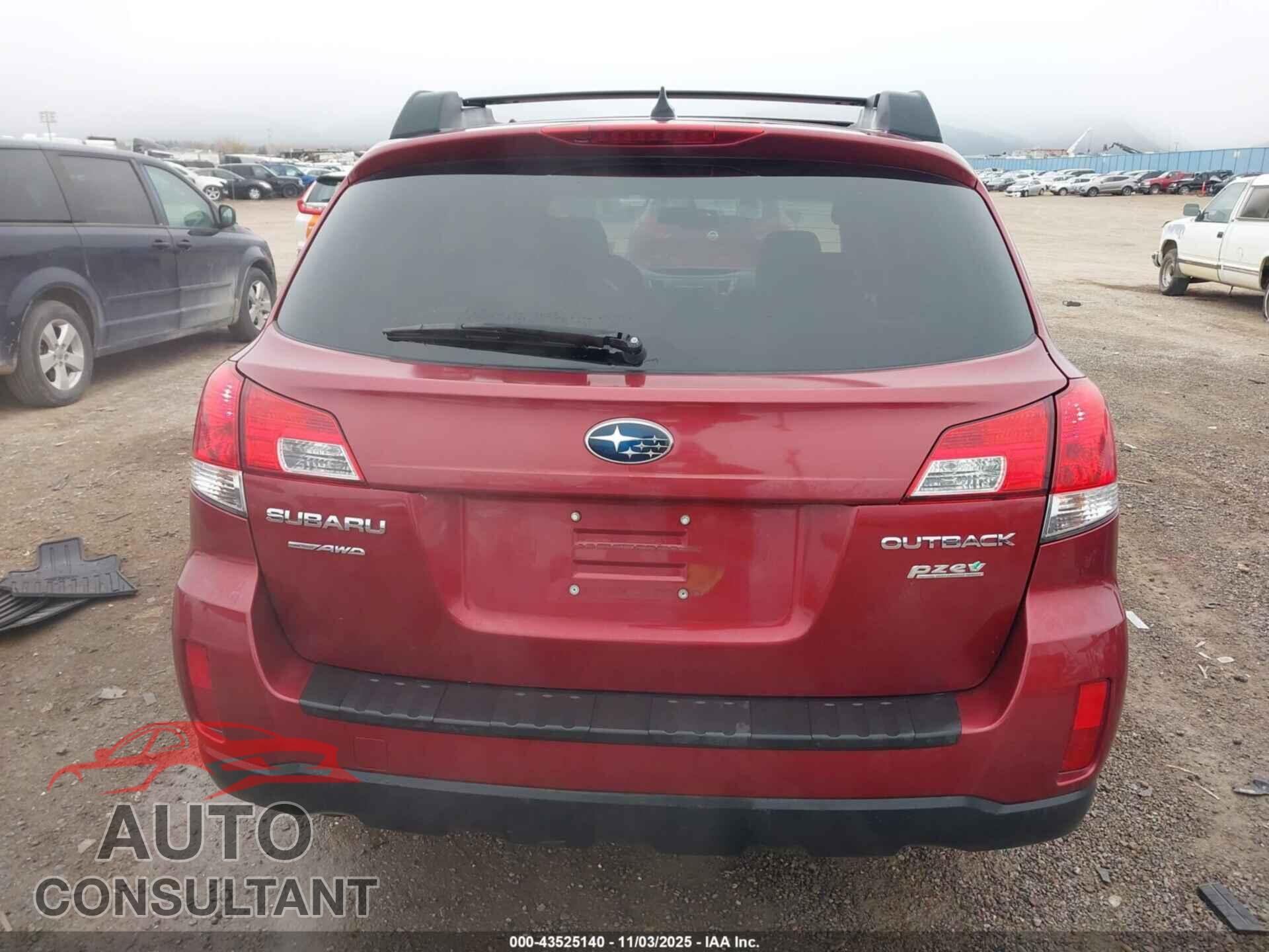 SUBARU OUTBACK 2014 - 4S4BRBCC9E3237412