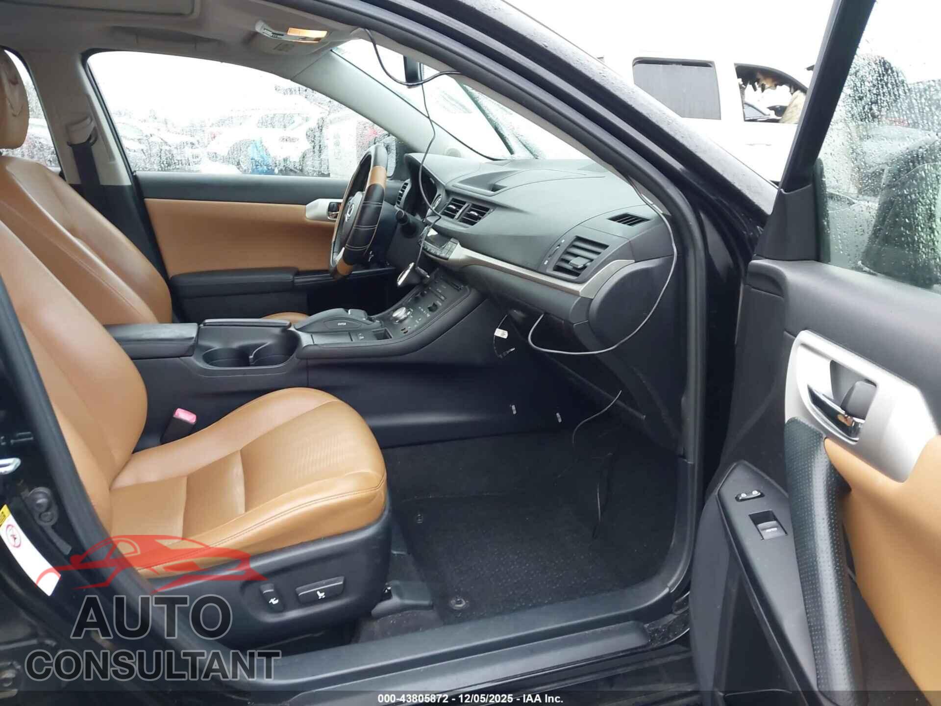 LEXUS CT 200H 2013 - JTHKD5BH2D2155994