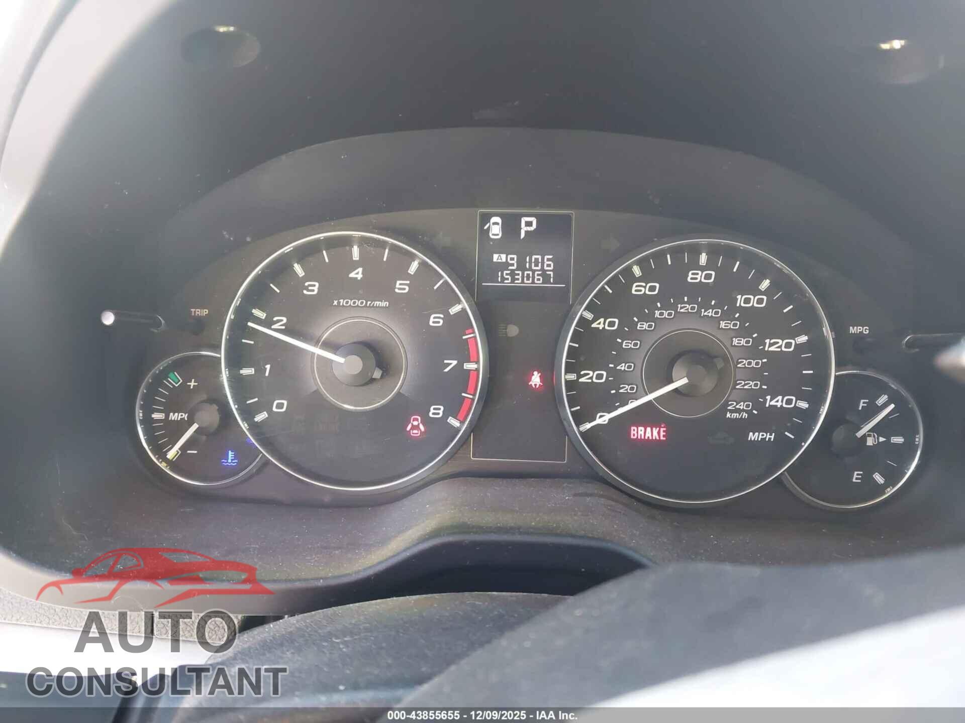 SUBARU OUTBACK 2011 - 4S4BRBGC9B3335720