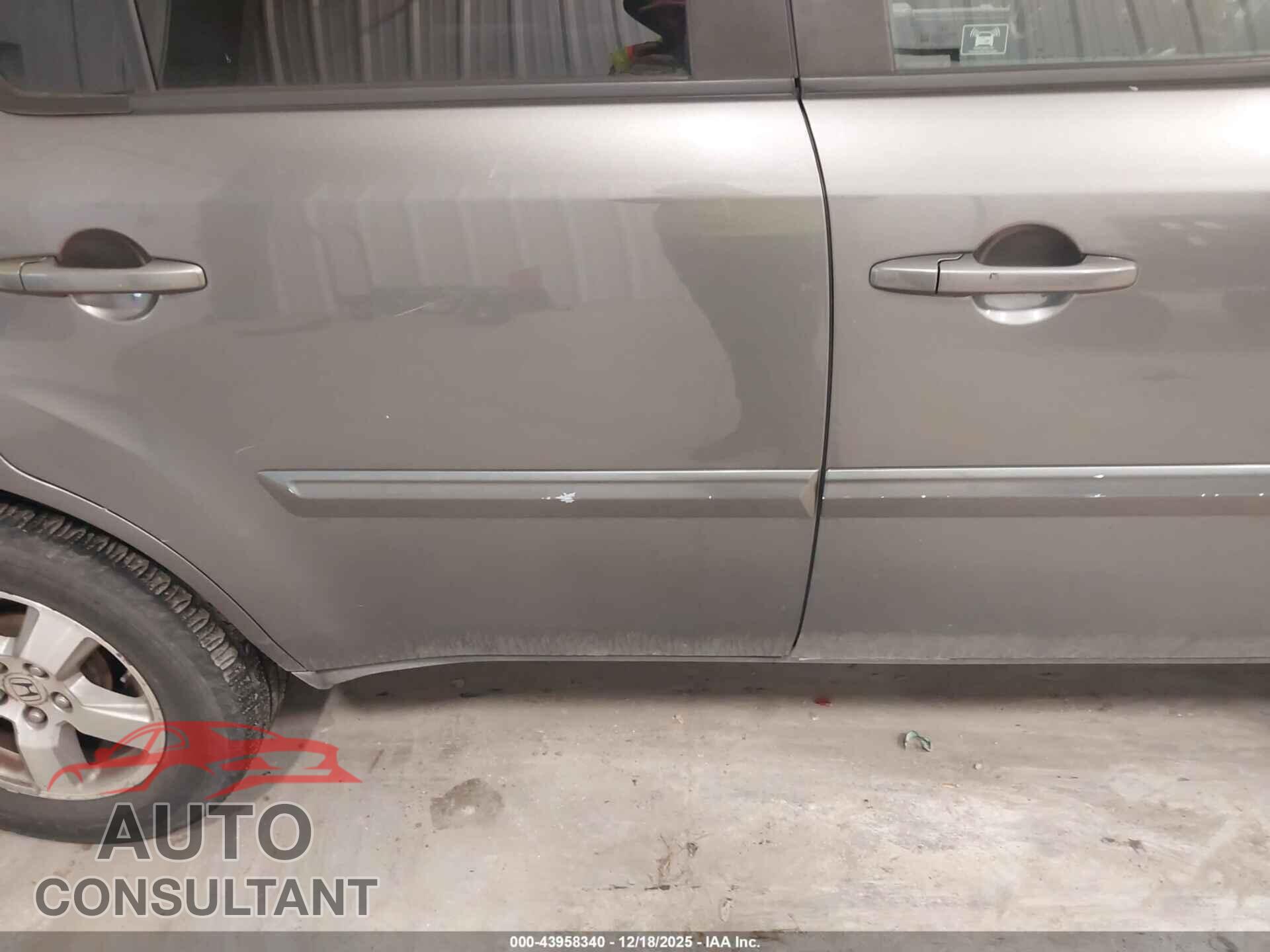 HONDA PILOT 2009 - 5FNYF48429B025531