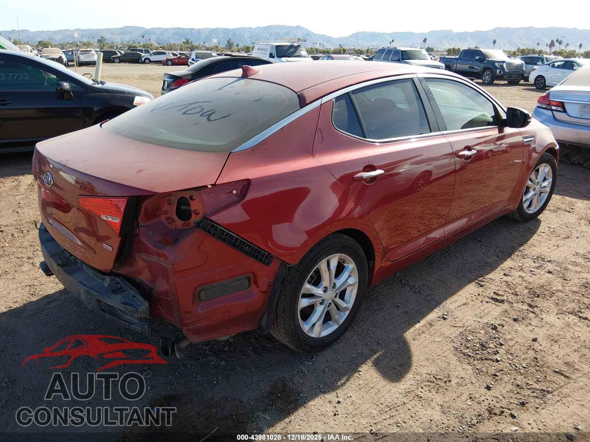 KIA OPTIMA 2012 - 5XXGN4A74CG081574
