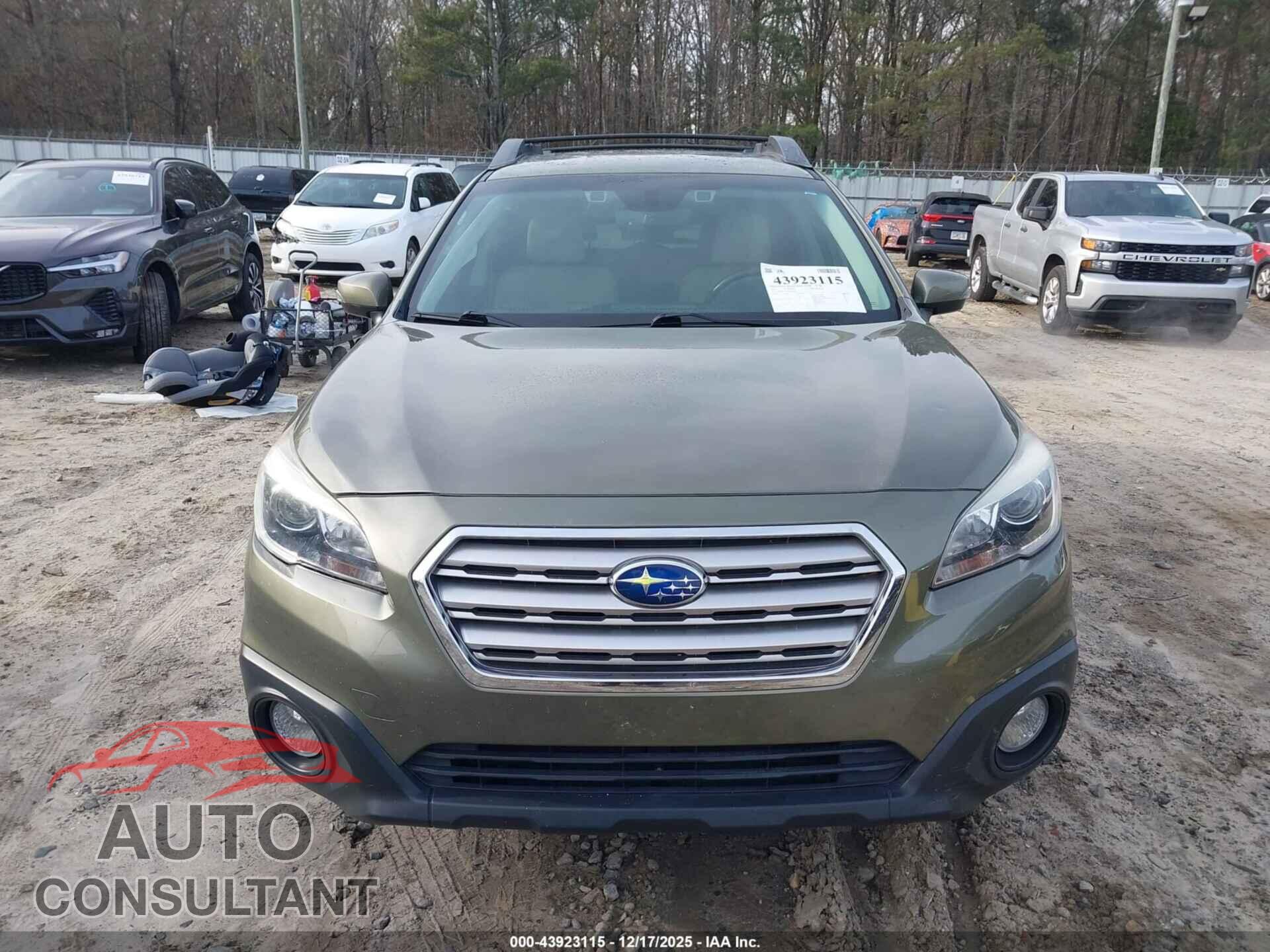 SUBARU OUTBACK 2017 - 4S4BSAFC6H3203121