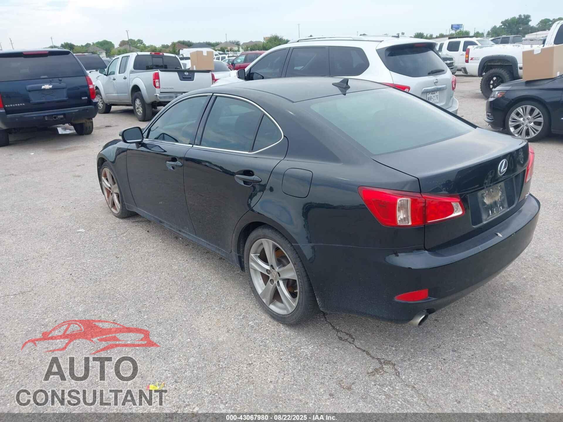 LEXUS IS 250 2012 - JTHBF5C20C5169250